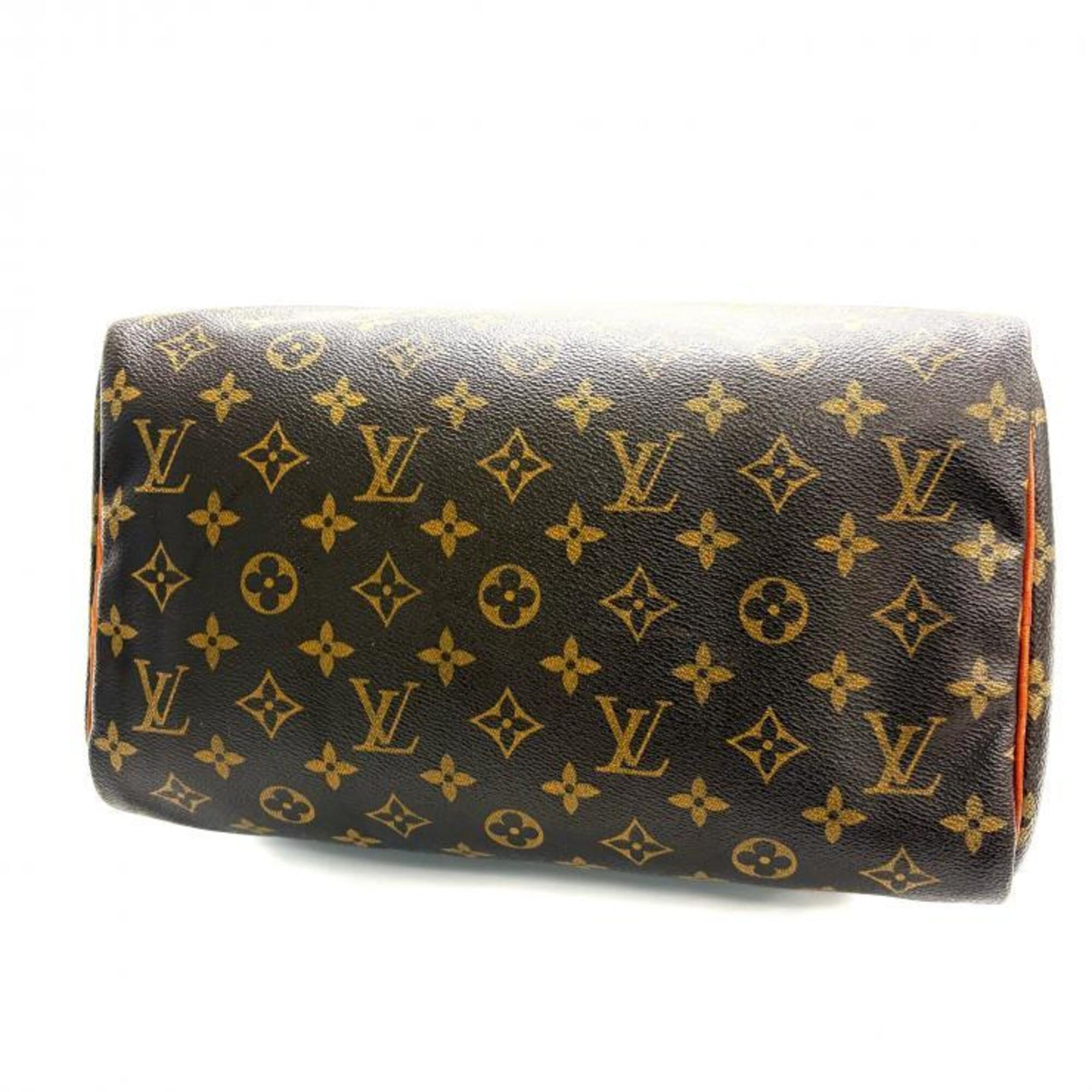 Louis Vuitton Beige Brown Monogram Handbag (Pre-Owned)