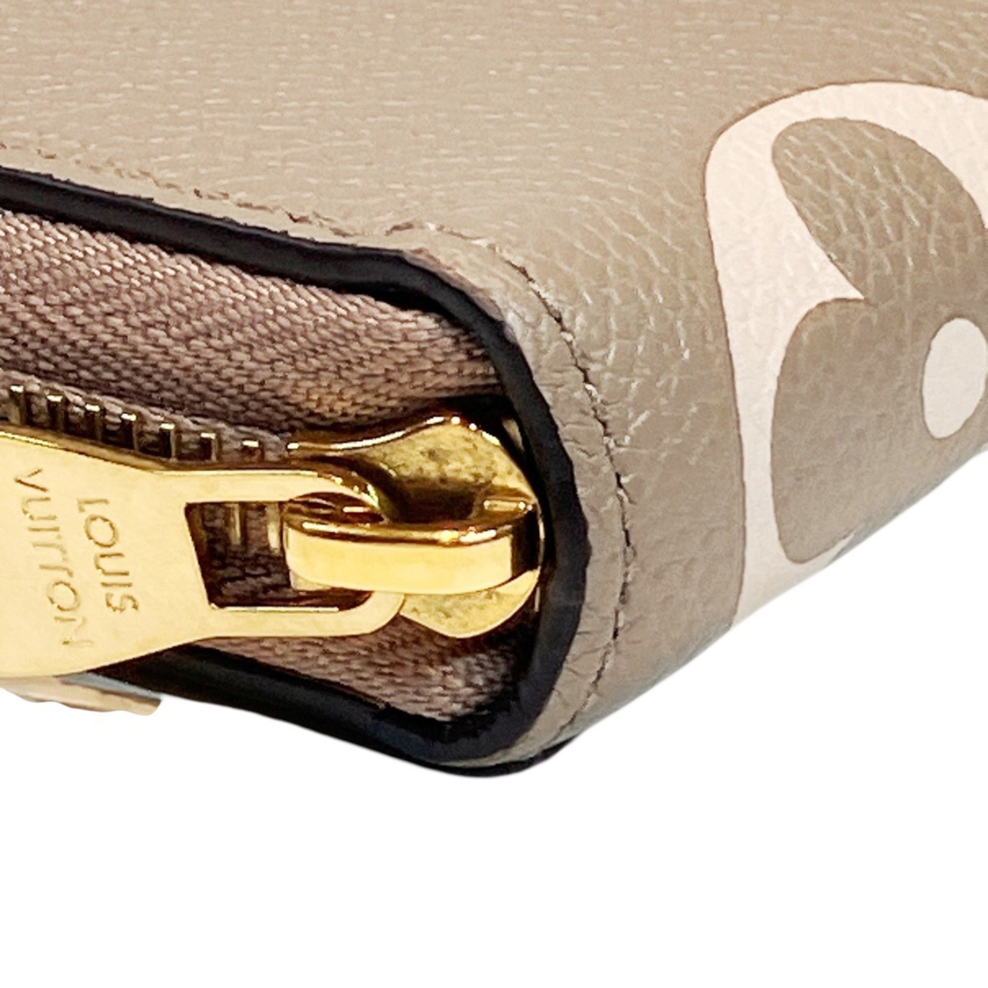 Louis Vuitton Tourterelle Monogram Empreinte Leather Long Wallet (Bi-Fold) (Pre-Owned)