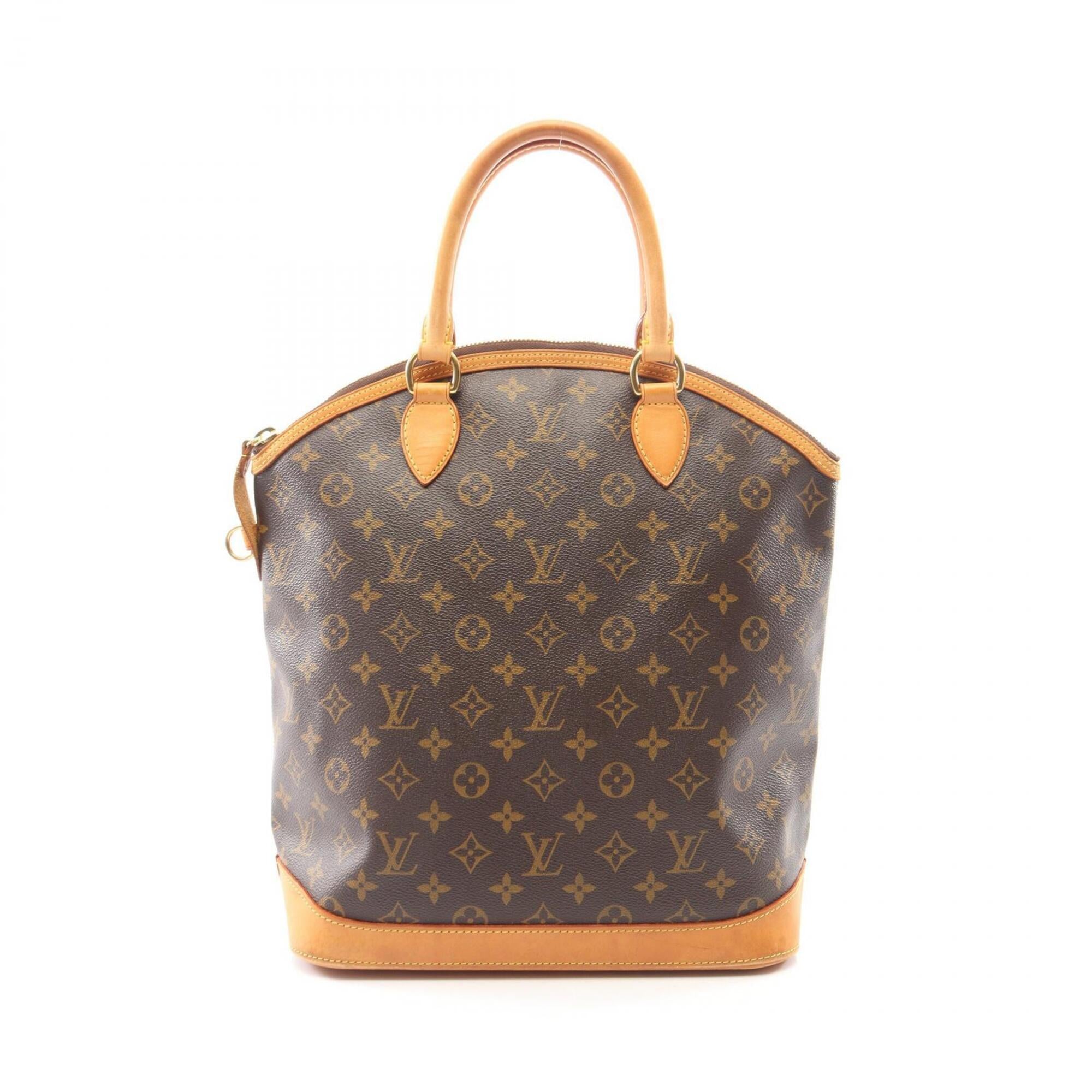 Louis Vuitton Brown Coated Canvas Pvc Leather Handbag (Pre-Owned)