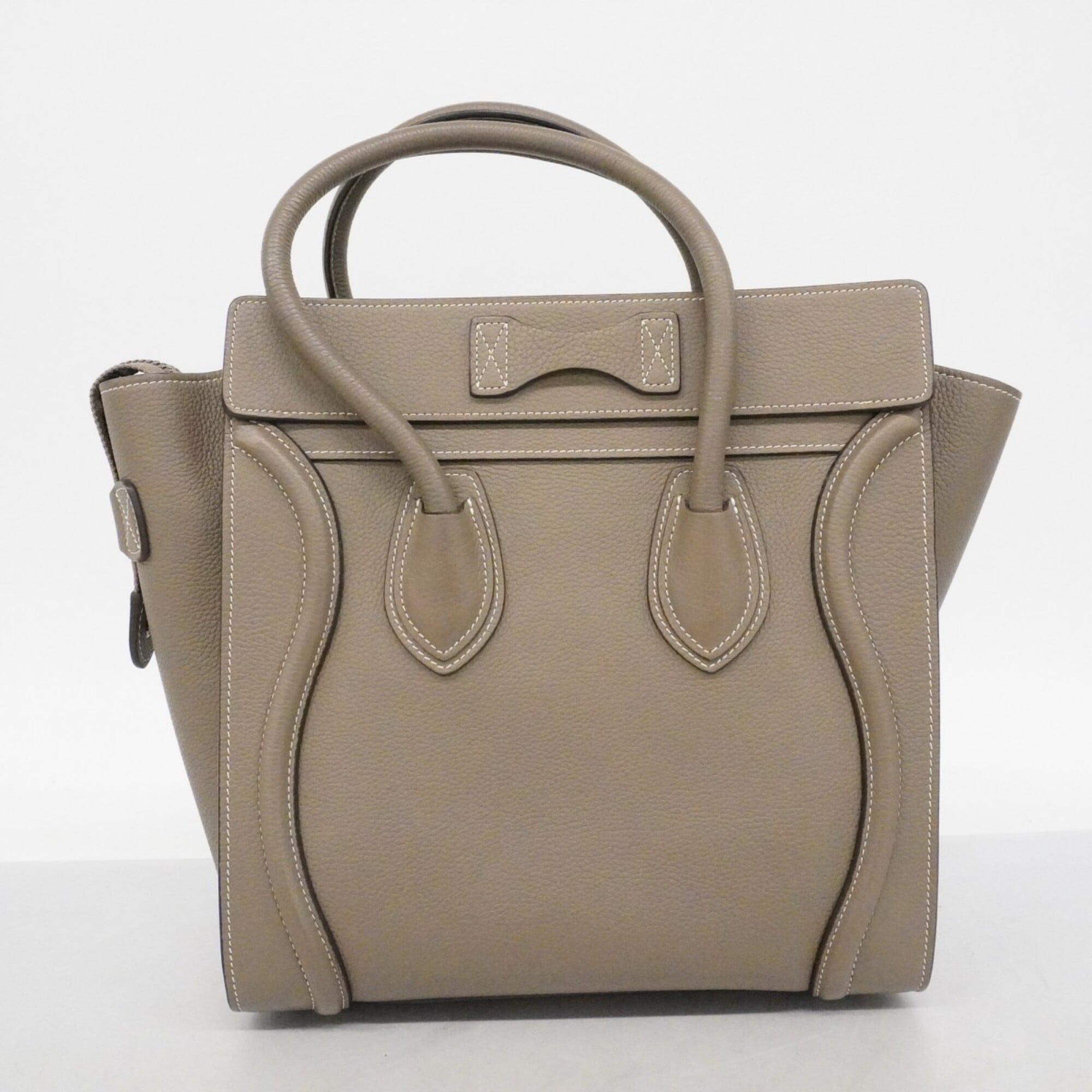 Celine Gray Leather Handbag (Pre-Owned)