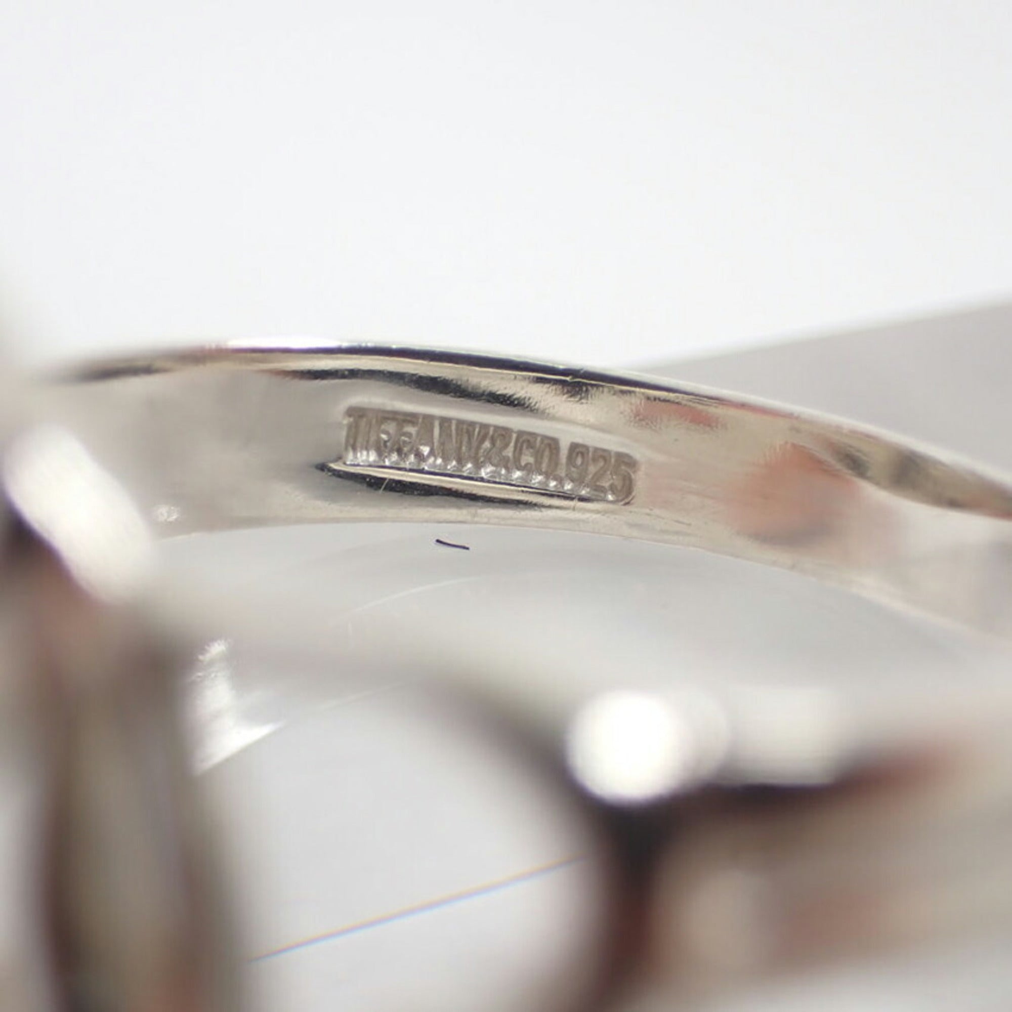 Tiffany Sterling Silver 925 Band Ring (Pre-Owned)