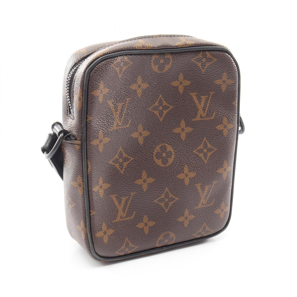 Louis Vuitton Black Brown Pvc Leather Handbag Shoulder Bag (Pre-Owned)