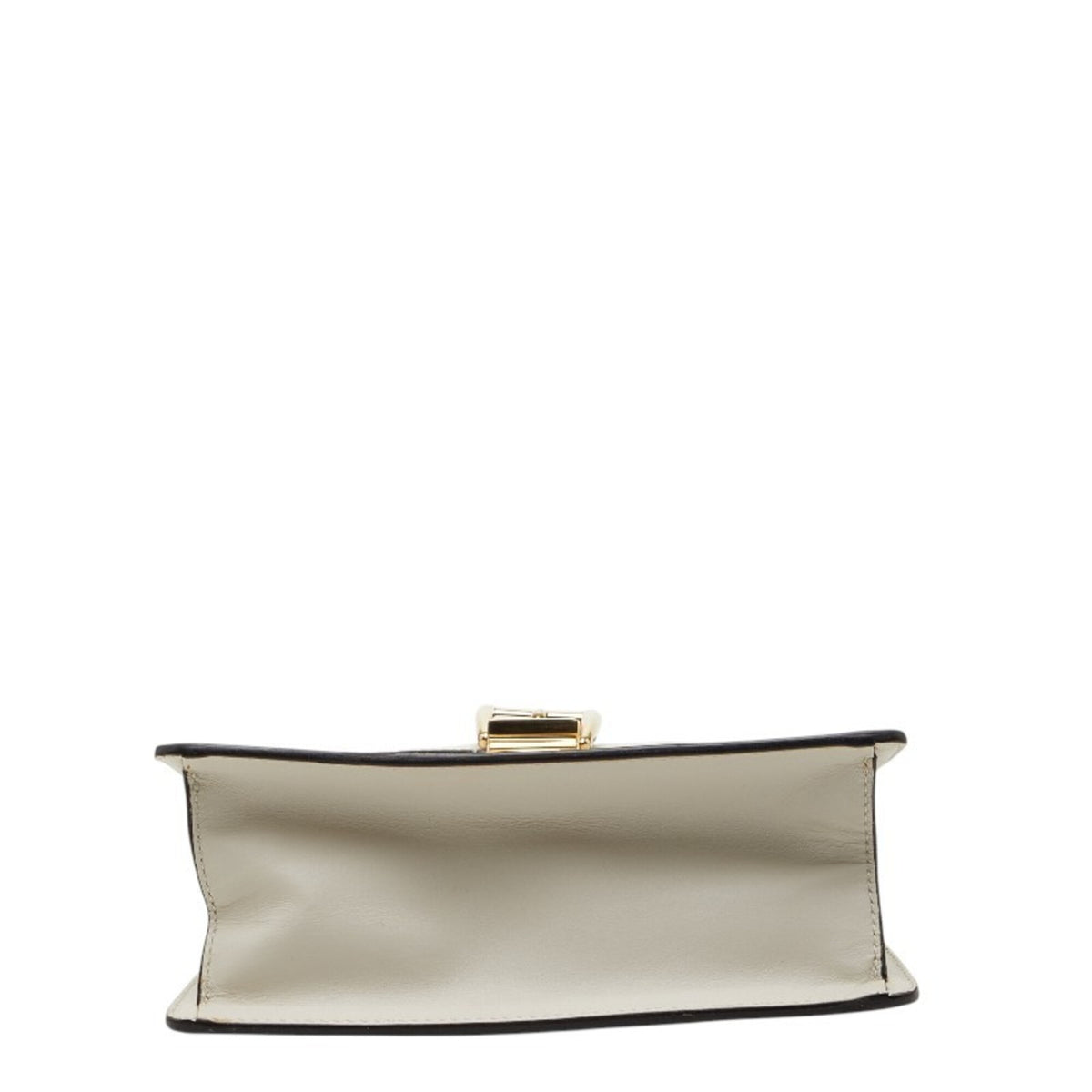 Gucci White Leather Handbag Shoulder Bag (Pre-Owned)