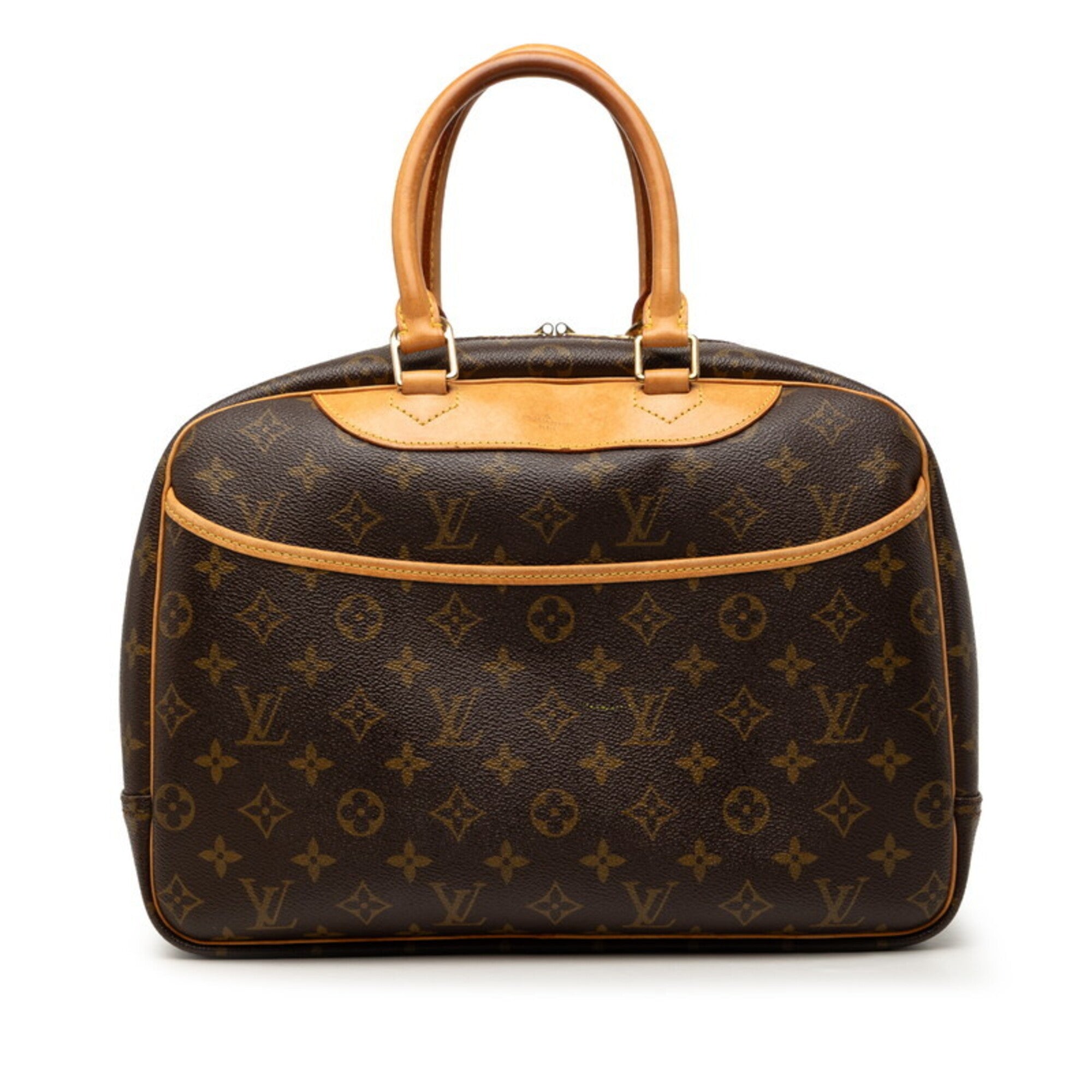 Louis Vuitton Monogram Brown Pvc Leather Handbag (Pre-Owned)