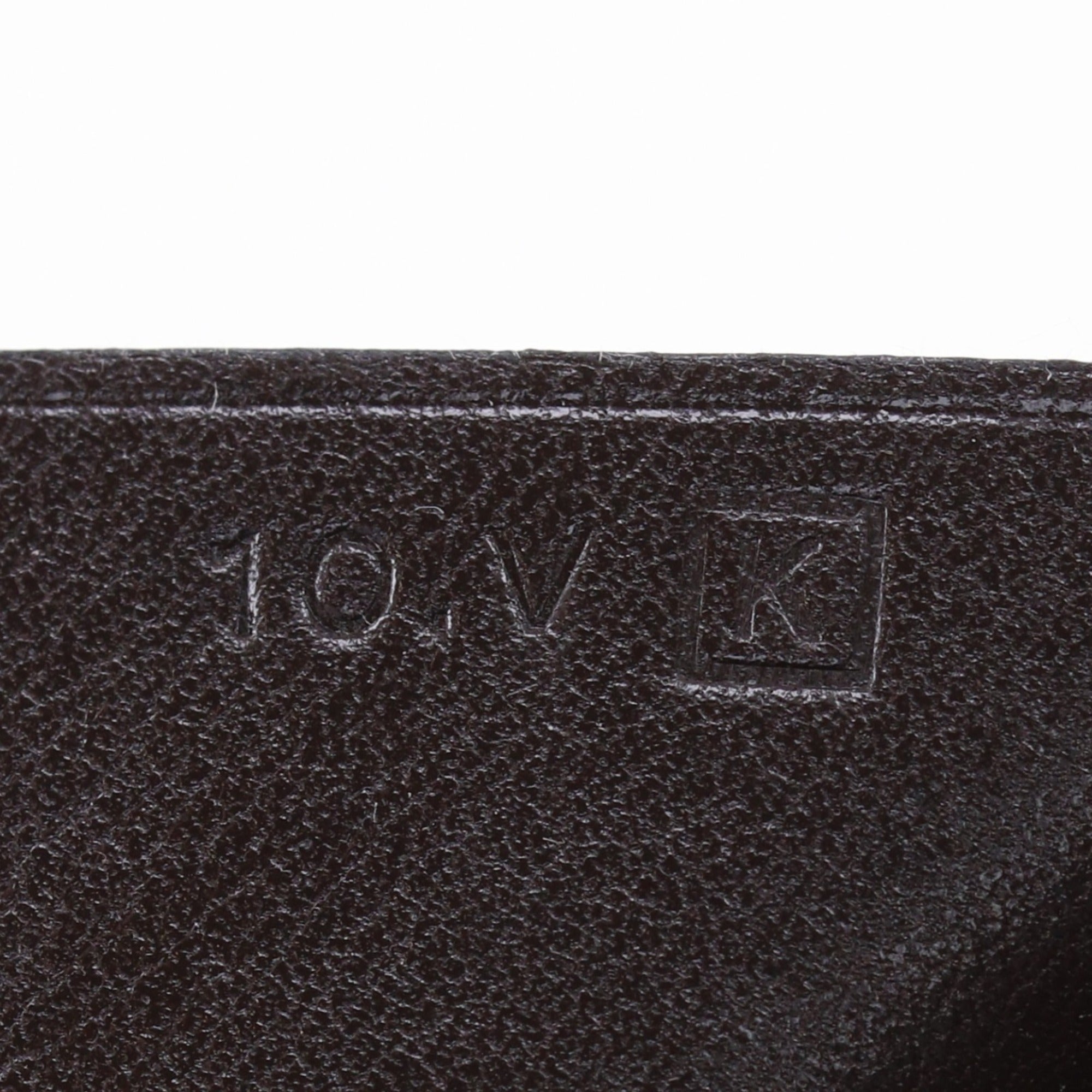 Hermes Brown Box Calf Leather Long Wallet (Bi-Fold) (Pre-Owned)