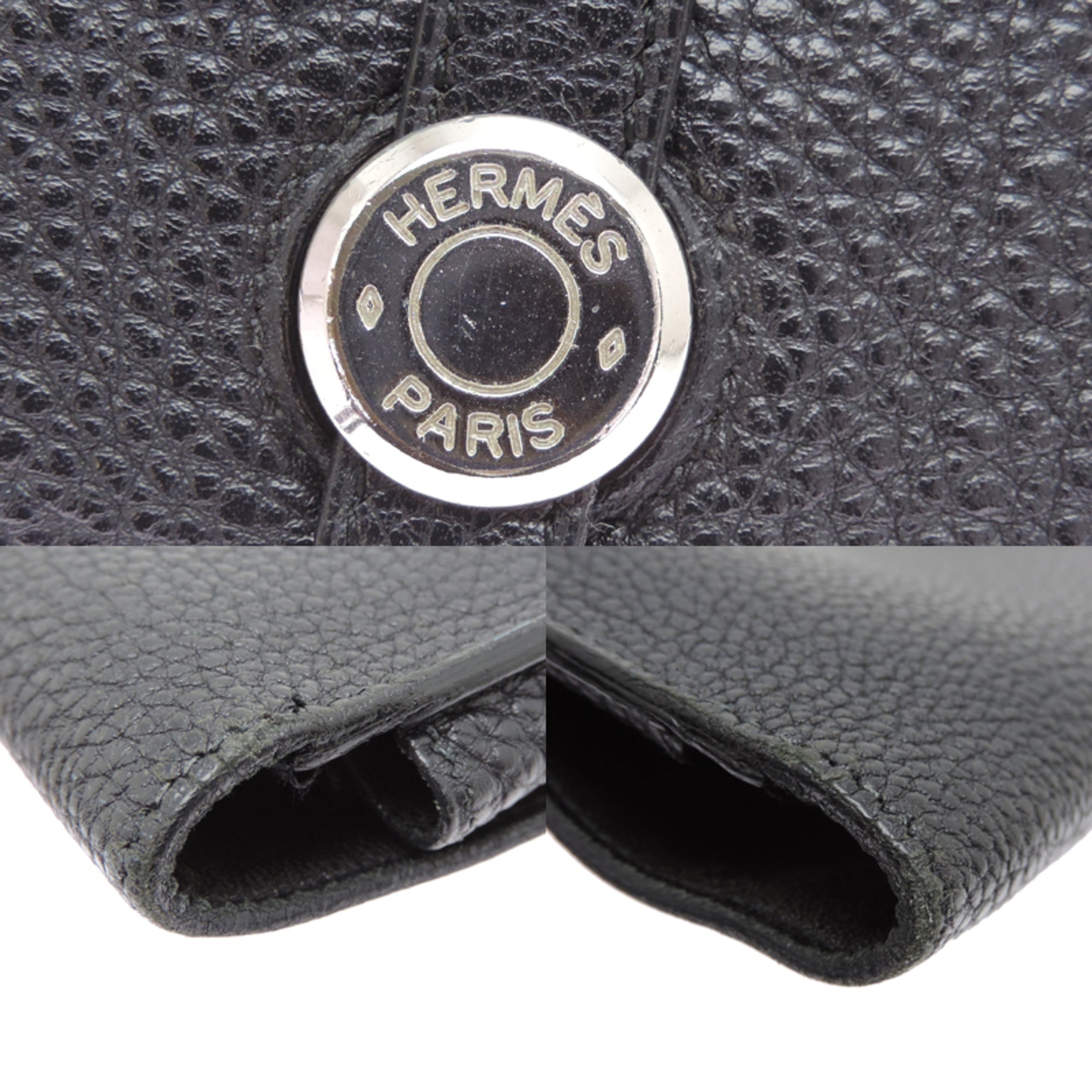 Hermes Black Long Wallet (Bi-Fold) (Pre-Owned)