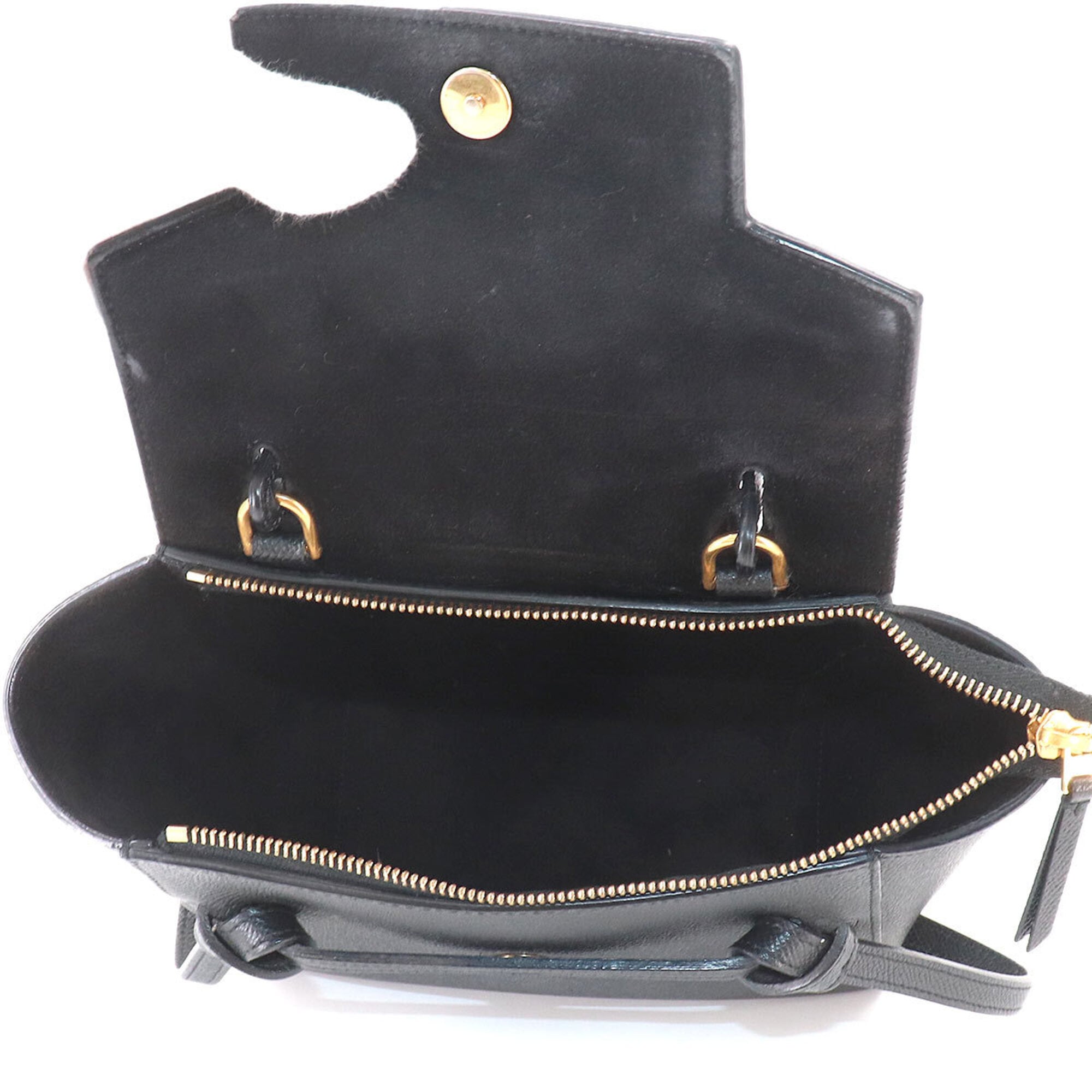 Celine Black Leather Handbag (Pre-Owned)