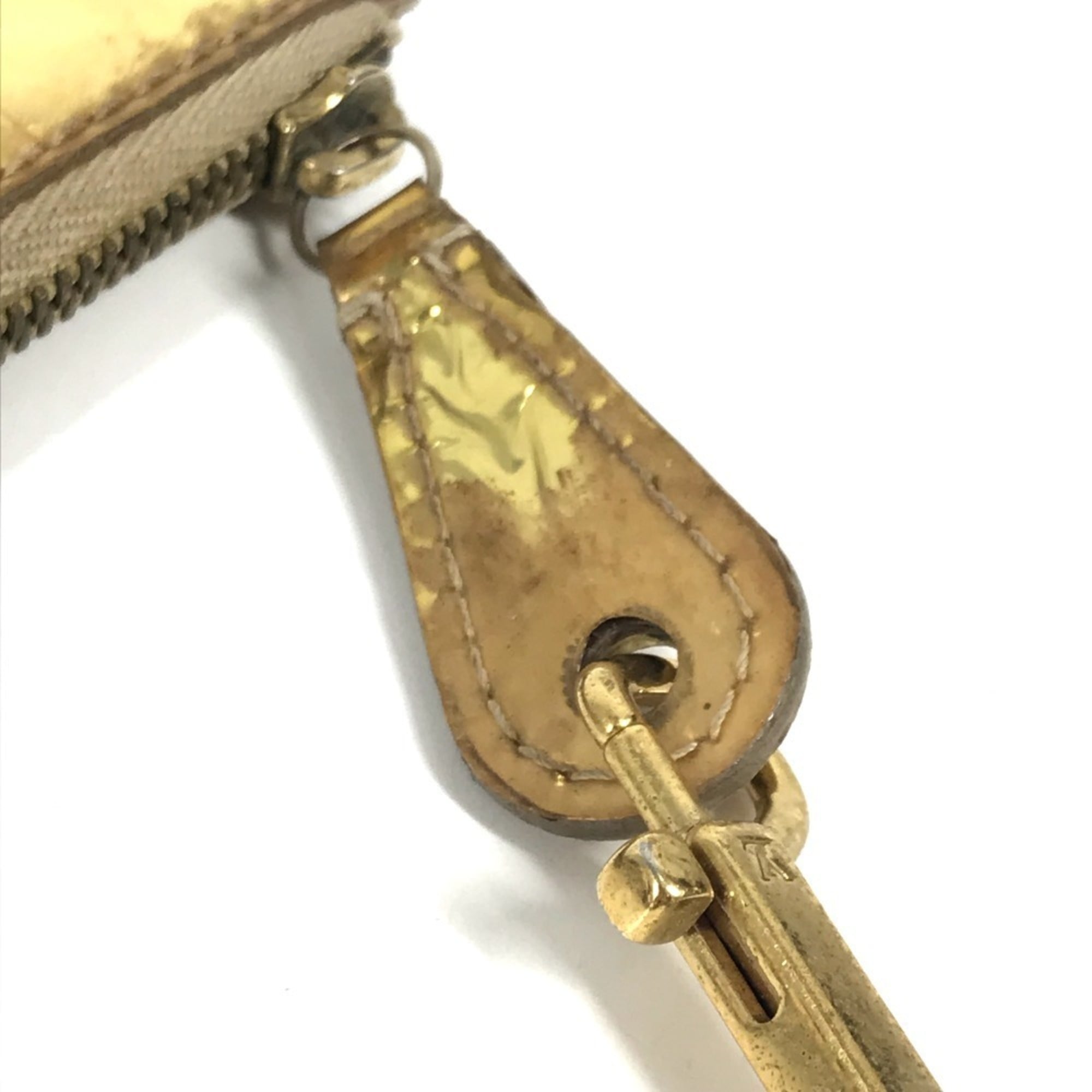 Louis Vuitton Gold Monogram Miroir Clutch Bag Handbag Pochette Pouch Shoulder Bag (Pre-Owned)