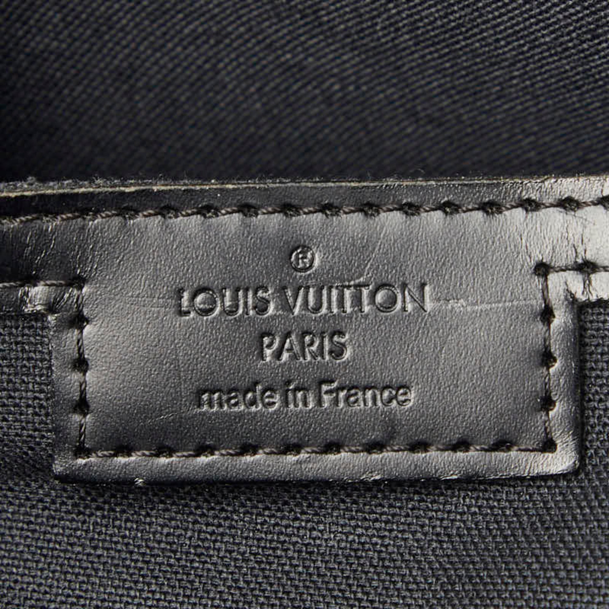 Louis Vuitton Damier Graphite Black Gray Pvc Leather Shoulder Bag (Pre-Owned)