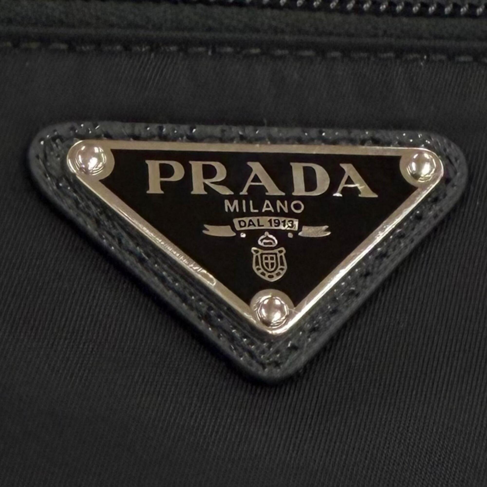 Prada Black Nylon Shoulder Bag (Pre-Owned)