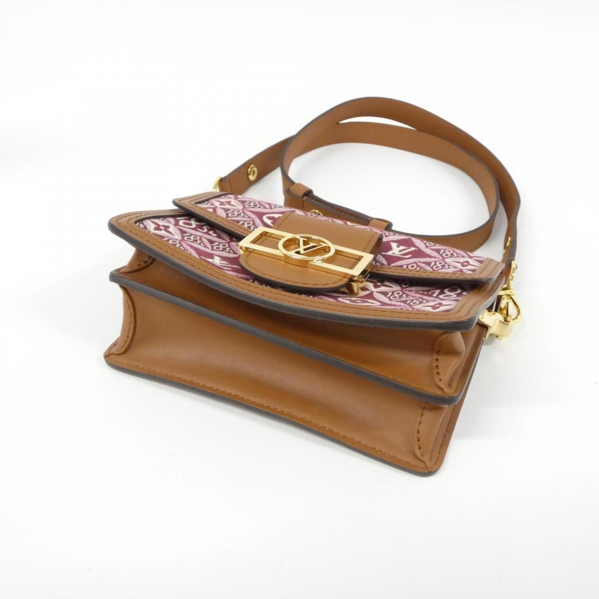 Louis Vuitton Bordeaux Jacquard Shoulder Bag (Pre-Owned)