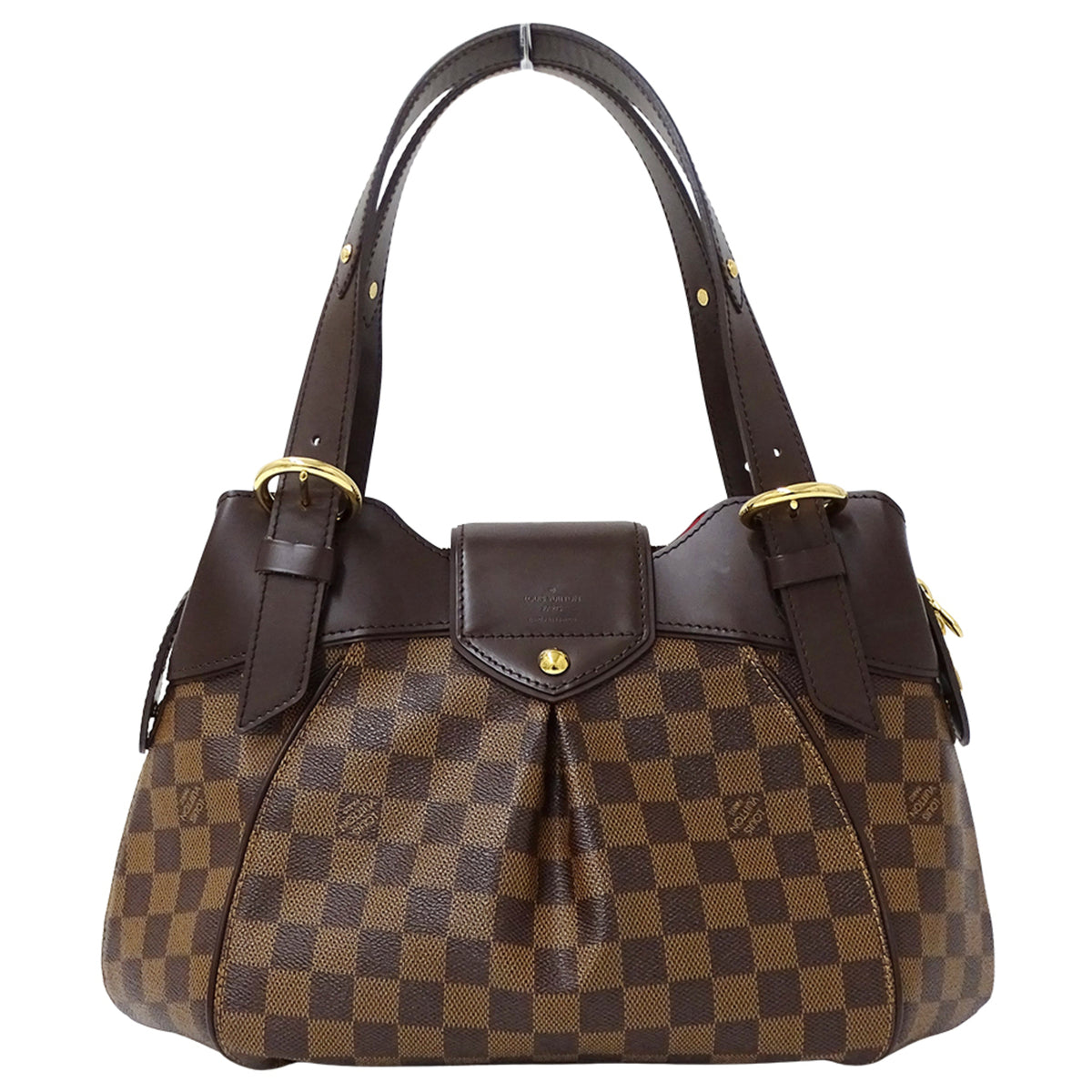 Louis Vuitton Brown Damier Canvas Handbag Shoulder Bag (Pre-Owned)