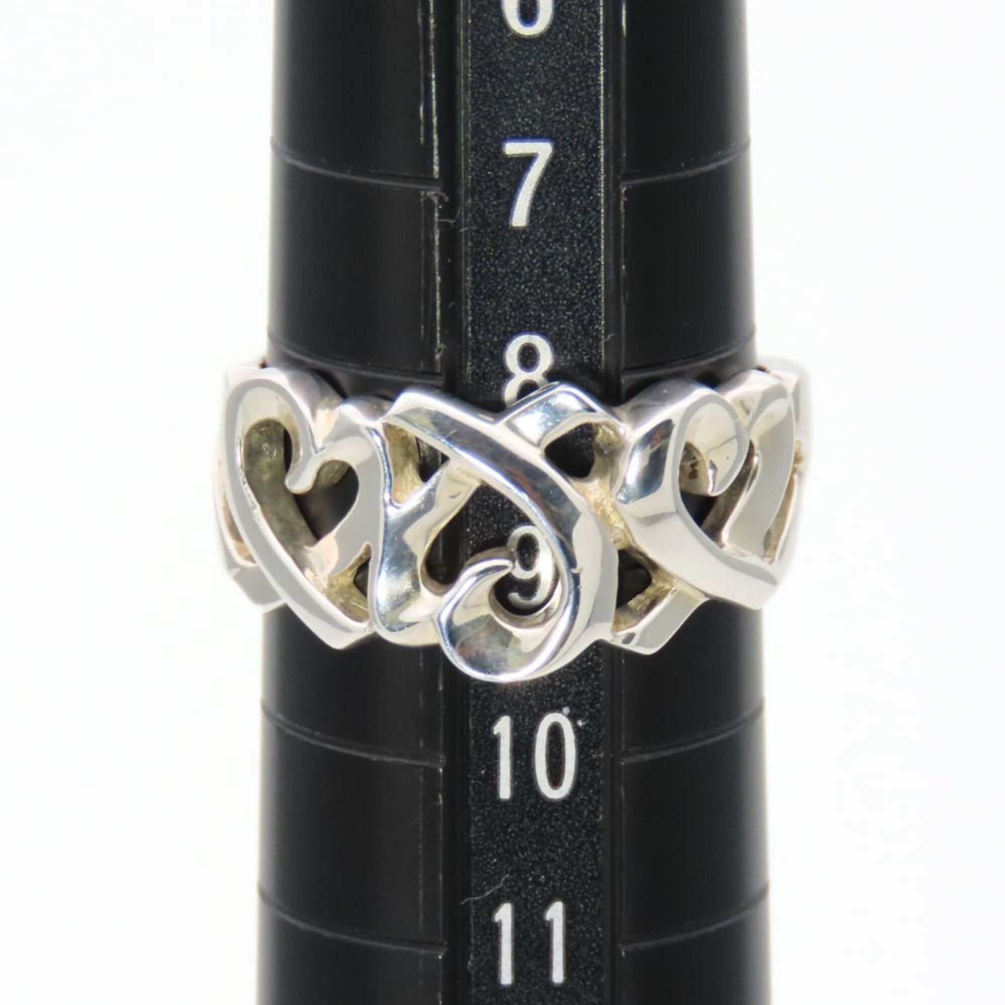 Tiffany Silver Silver 925 Band Ring (Pre-Owned)