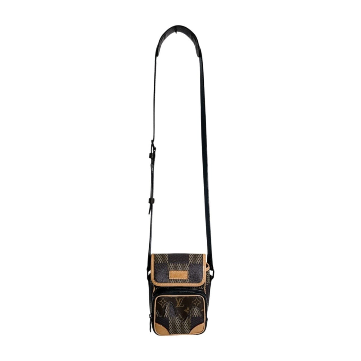 Louis Vuitton Brown Damier Canvas Messenger Bag (Pre-Owned)