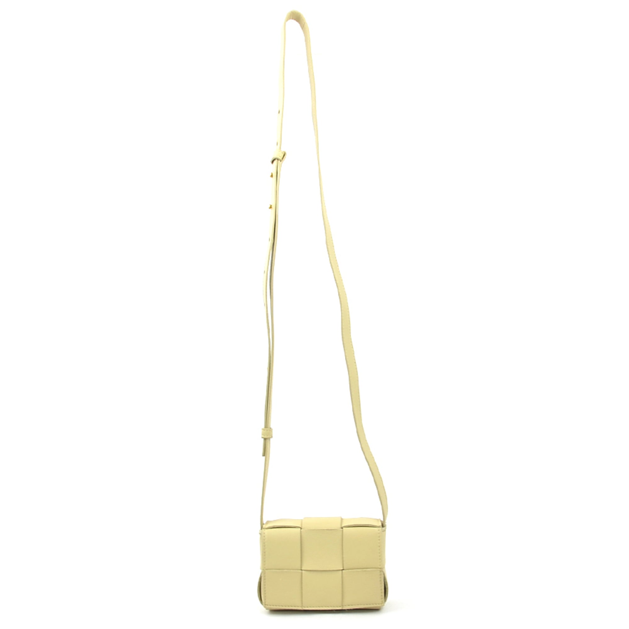 Bottega Veneta Beige Leather Shoulder Bag (Pre-Owned)