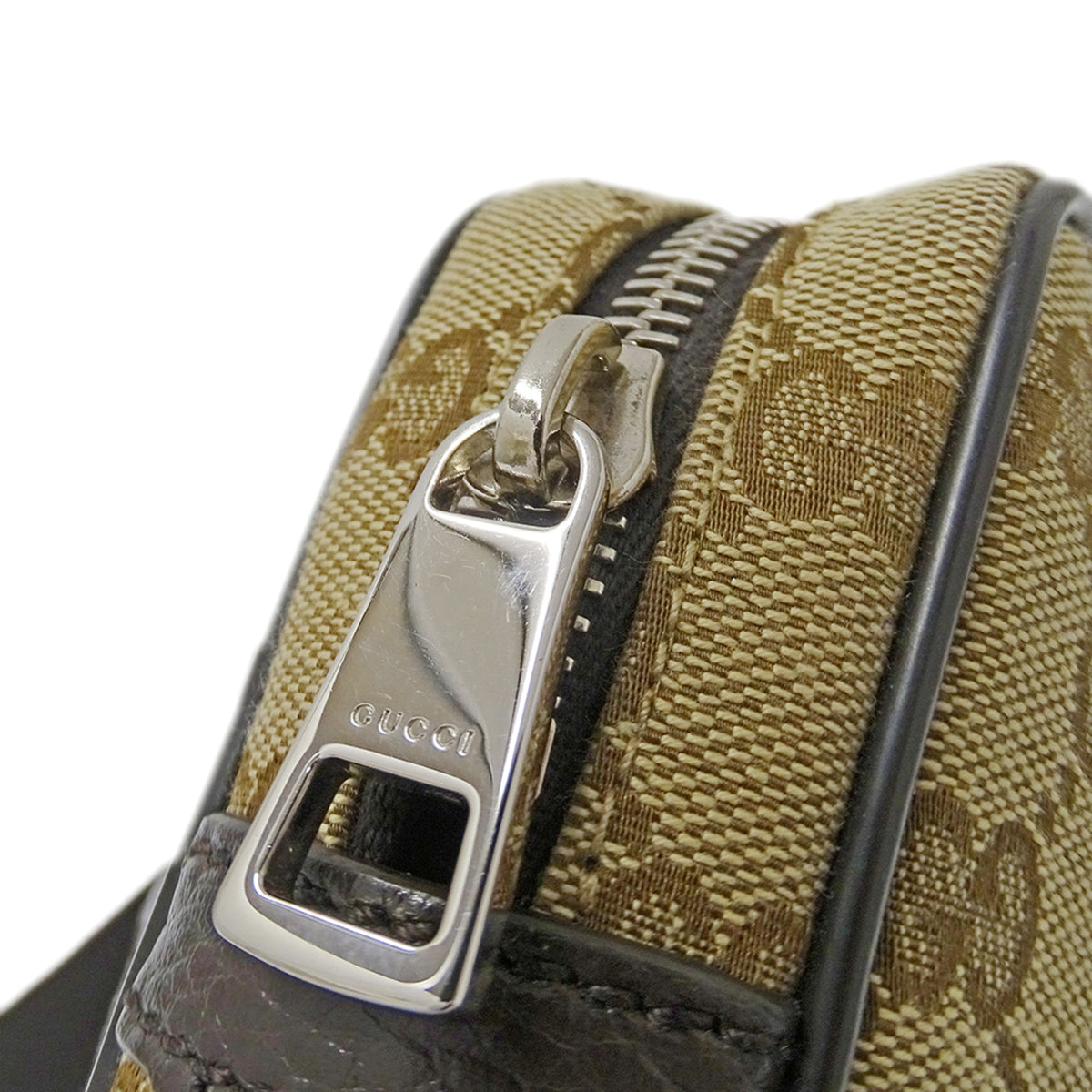 Gucci Beige Brown Gg Supreme Canvas Handbag Sling Bag (Pre-Owned)