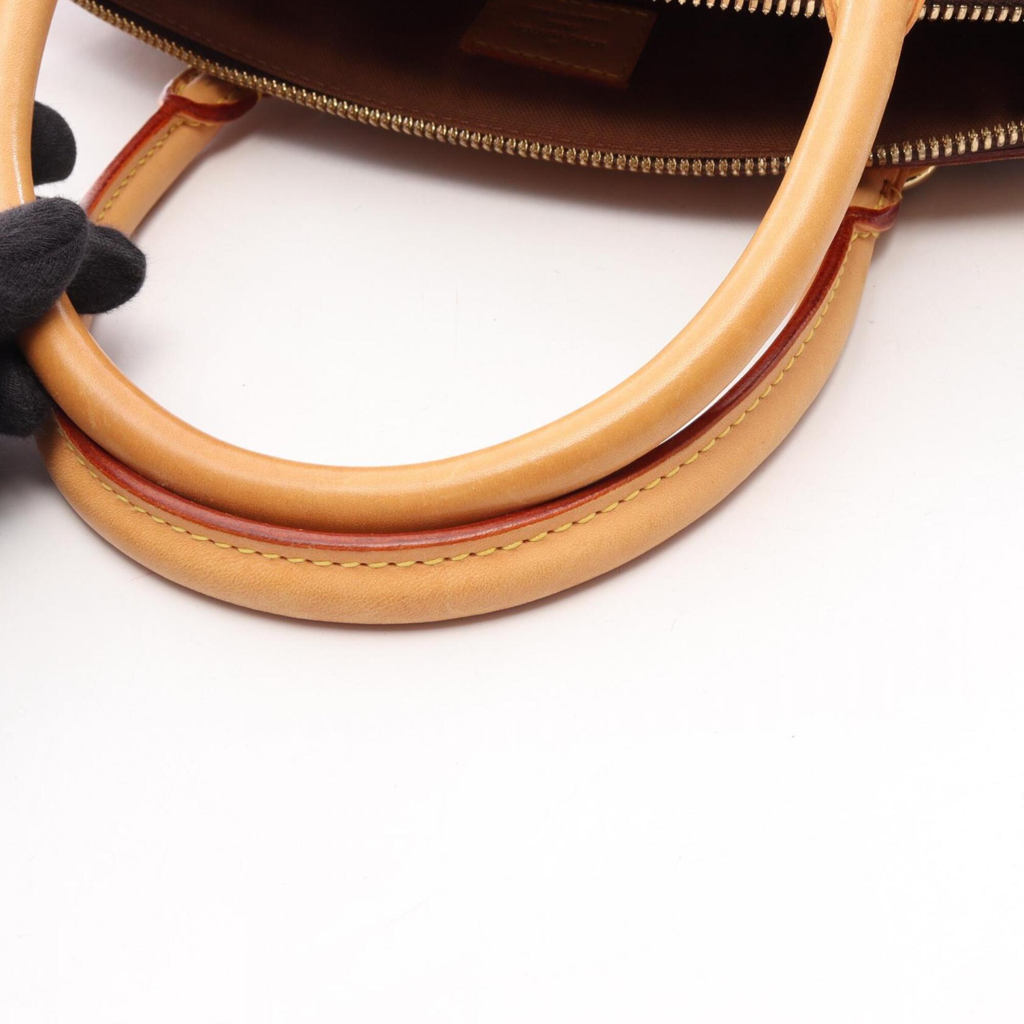 Louis Vuitton Brown Pvc Leather Handbag (Pre-Owned)