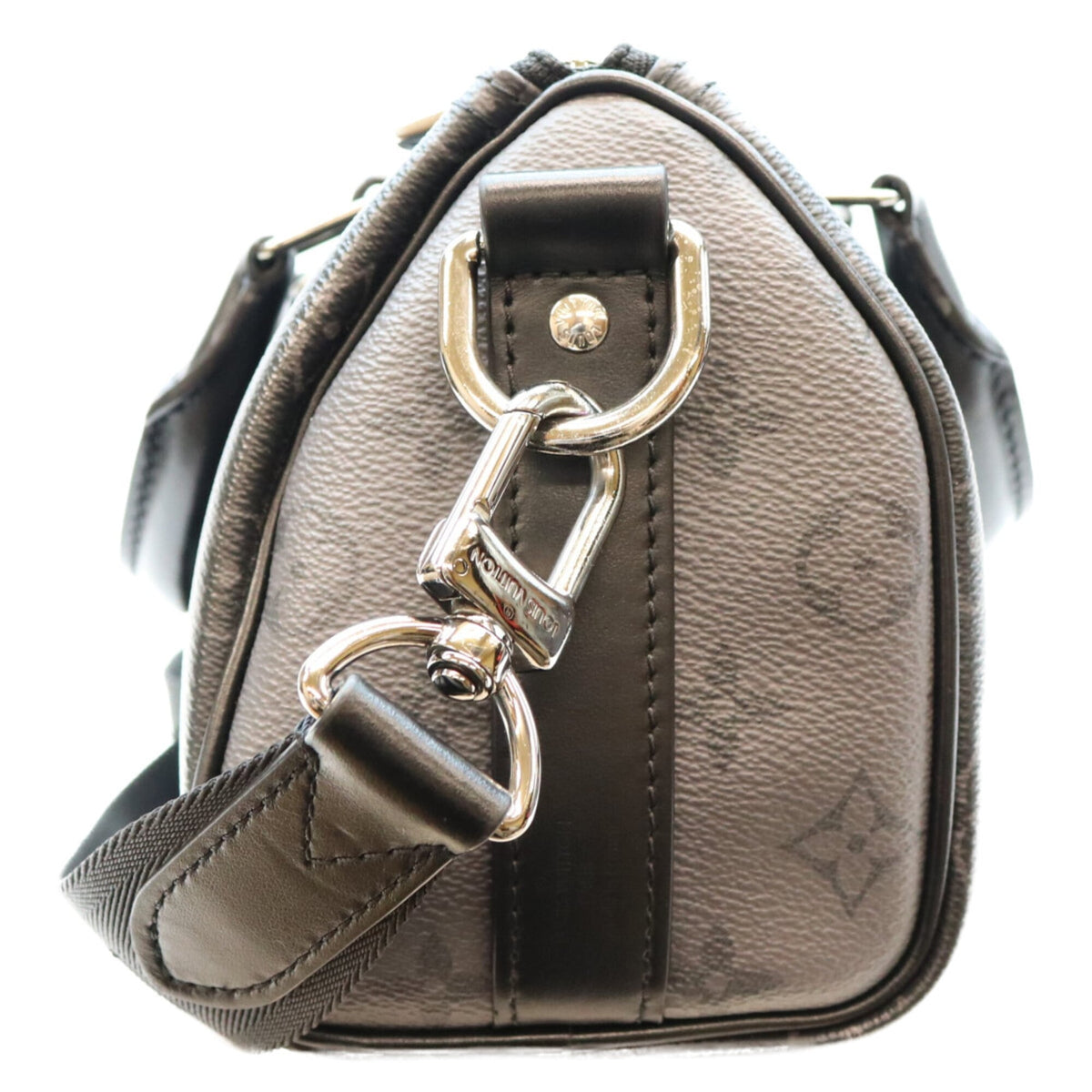 Louis Vuitton Black Monogram Eclipse Boston Bag (Pre-Owned)