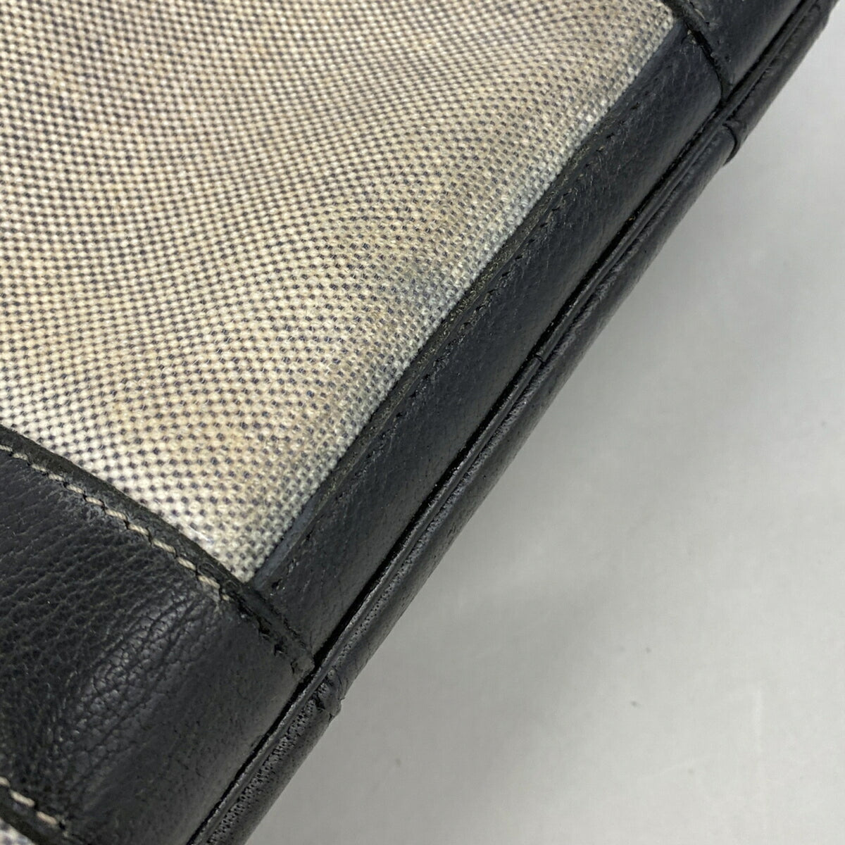 Hermes Black Toile H Tote Bag (Pre-Owned)