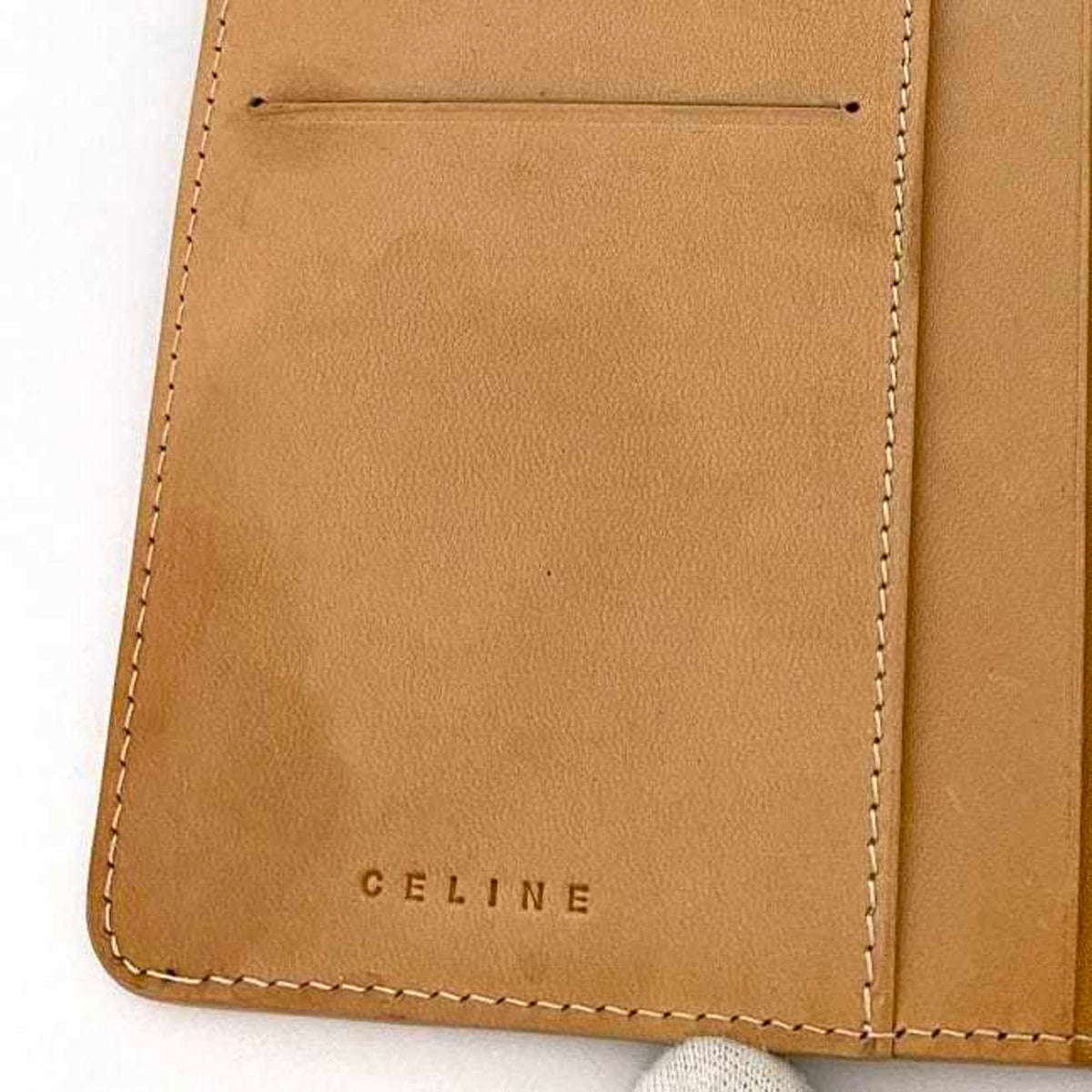 Celine Macadam Brown Pvc Long Wallet (Bi-Fold) (Pre-Owned)