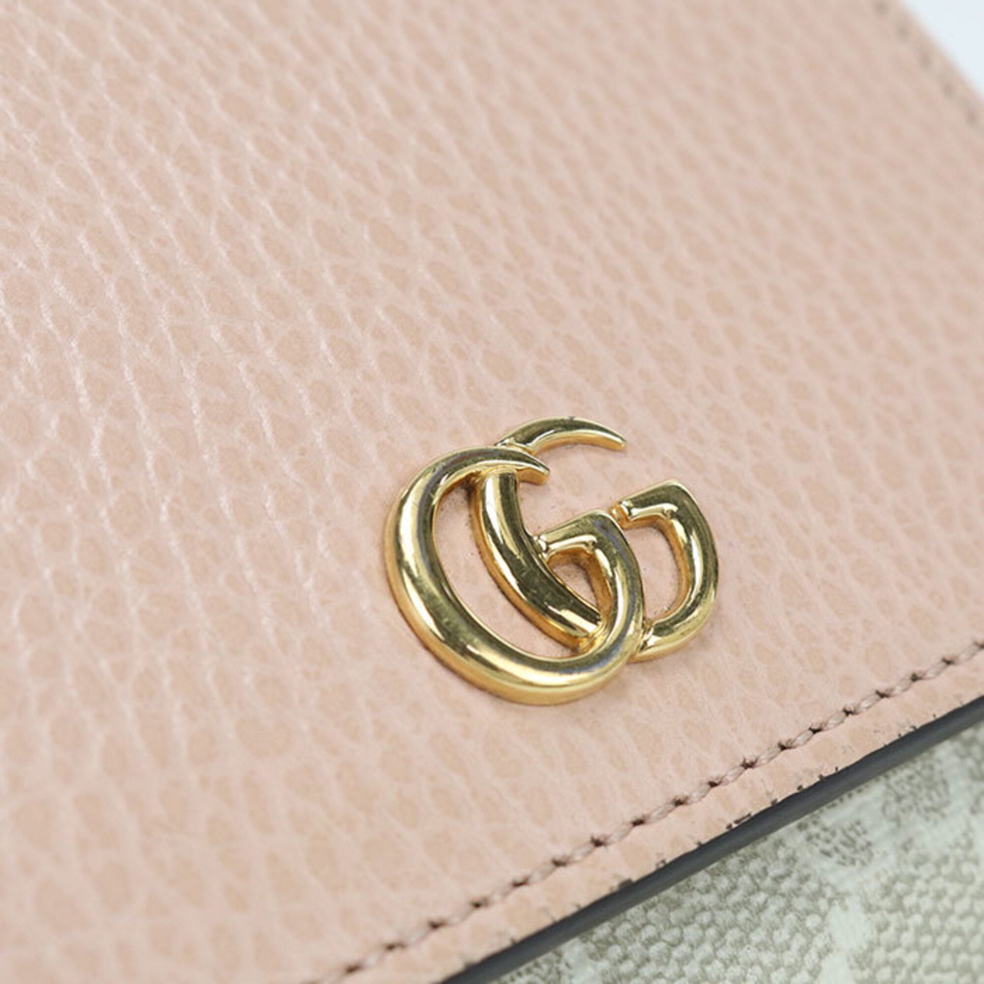 Gucci Pink Gg Supreme Wallet (Bi-Fold) (Pre-Owned)