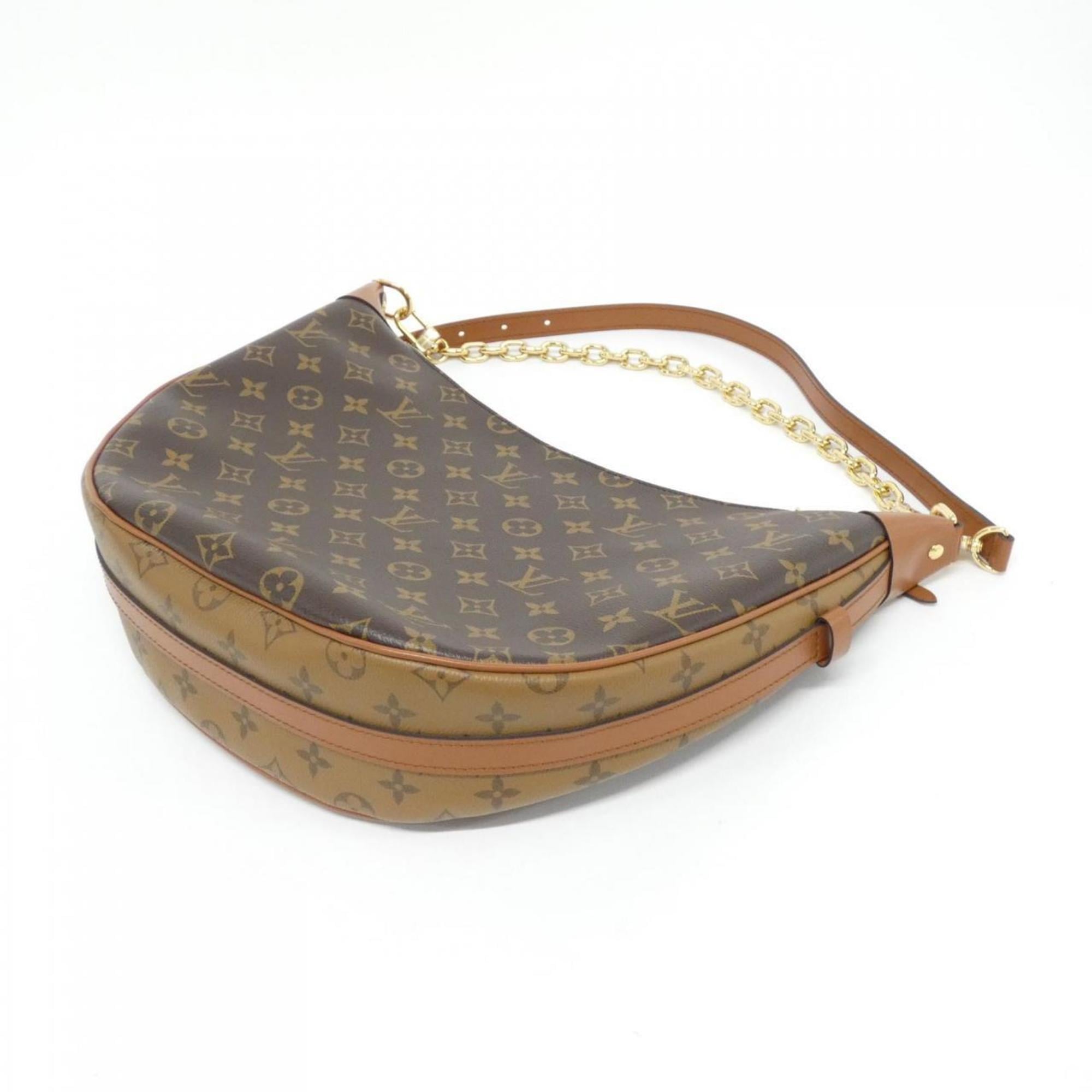 Louis Vuitton Marron Monogram Reverse Monogram Reverse Shoulder Bag (Pre-Owned)