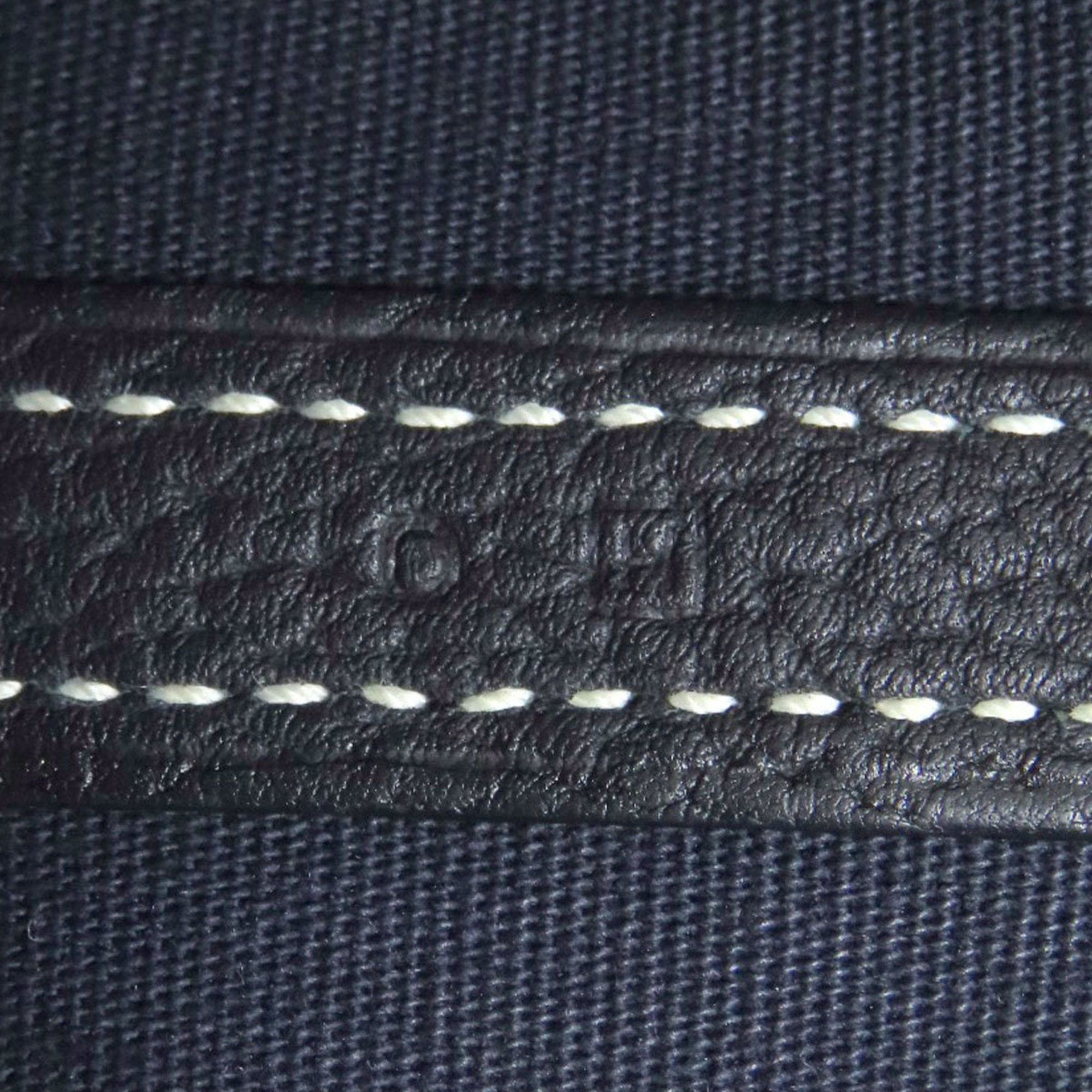 Hermes Navy Toile Officier Tote Bag (Pre-Owned)