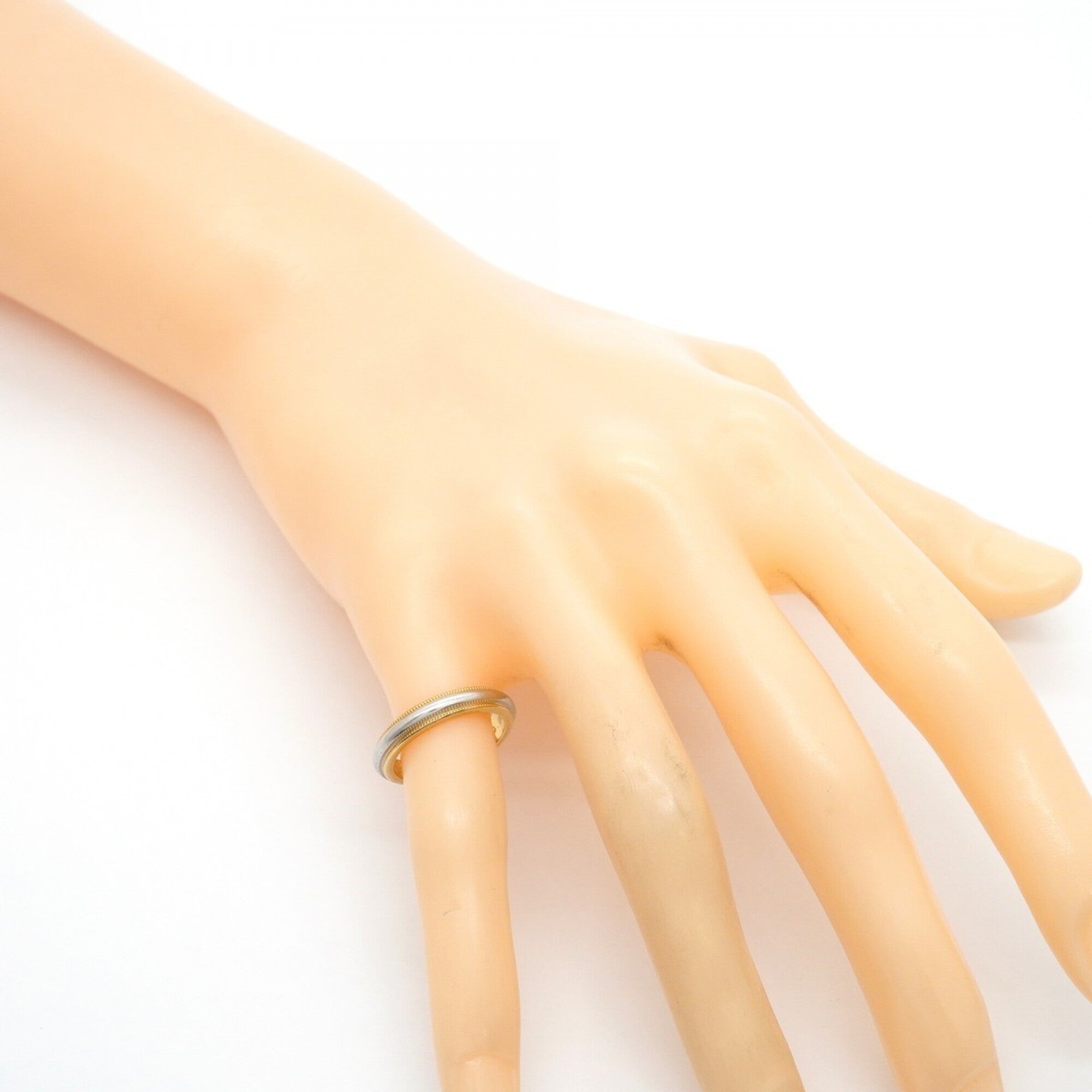 Tiffany Yellow Gold (18K) Platinum 950 Band Ring (Pre-Owned)