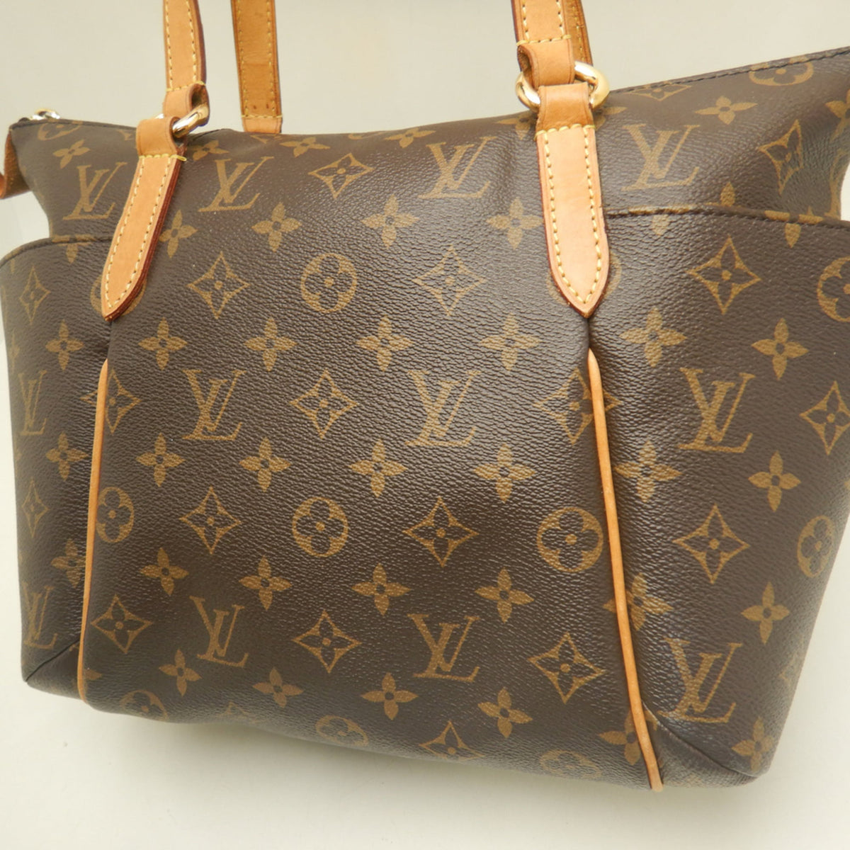 Louis Vuitton Black Brown Monogram Monogram Canvas Tote Bag (Pre-Owned)