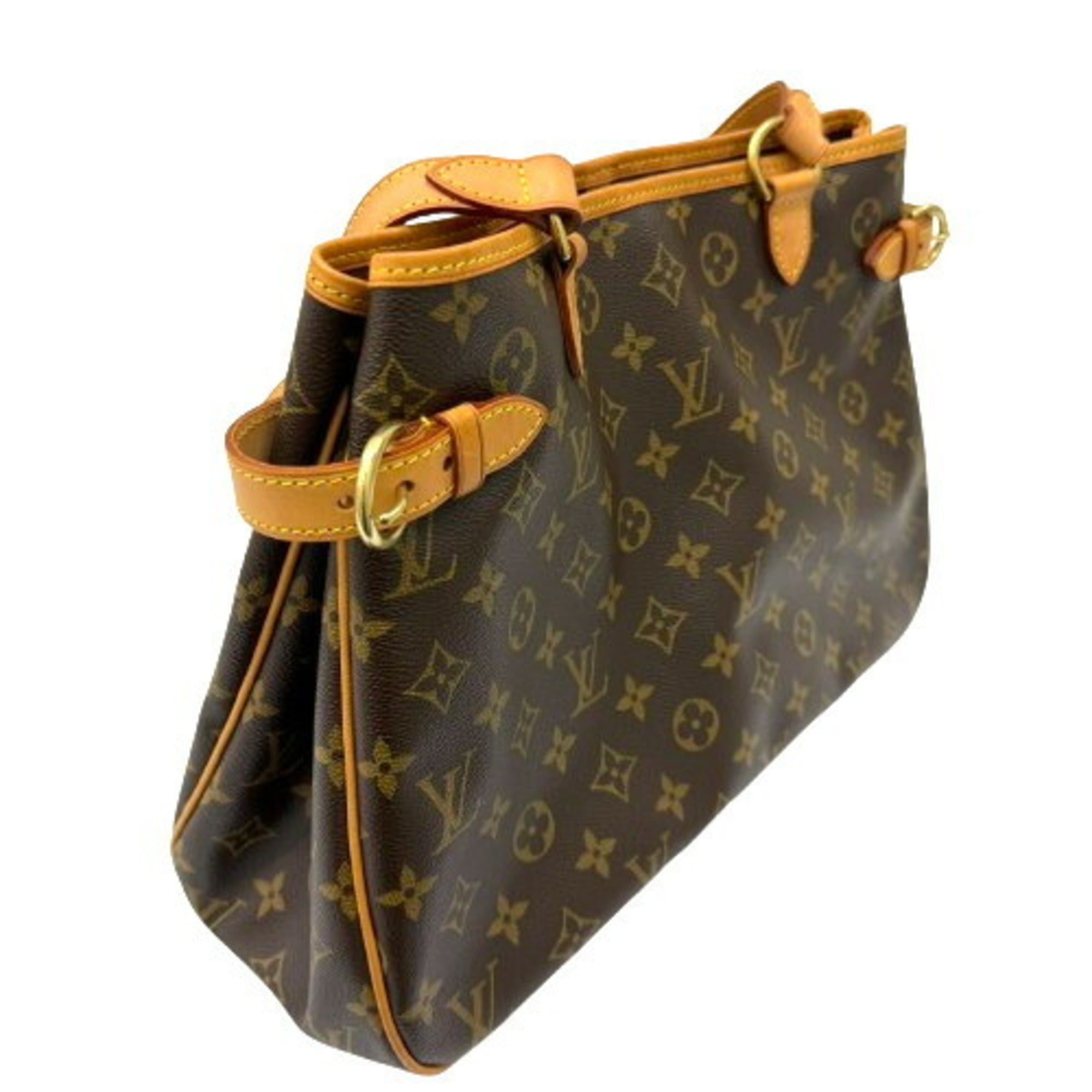 Louis Vuitton Monogram Brown Coated Canvas Shoulder Bag (Pre-Owned)