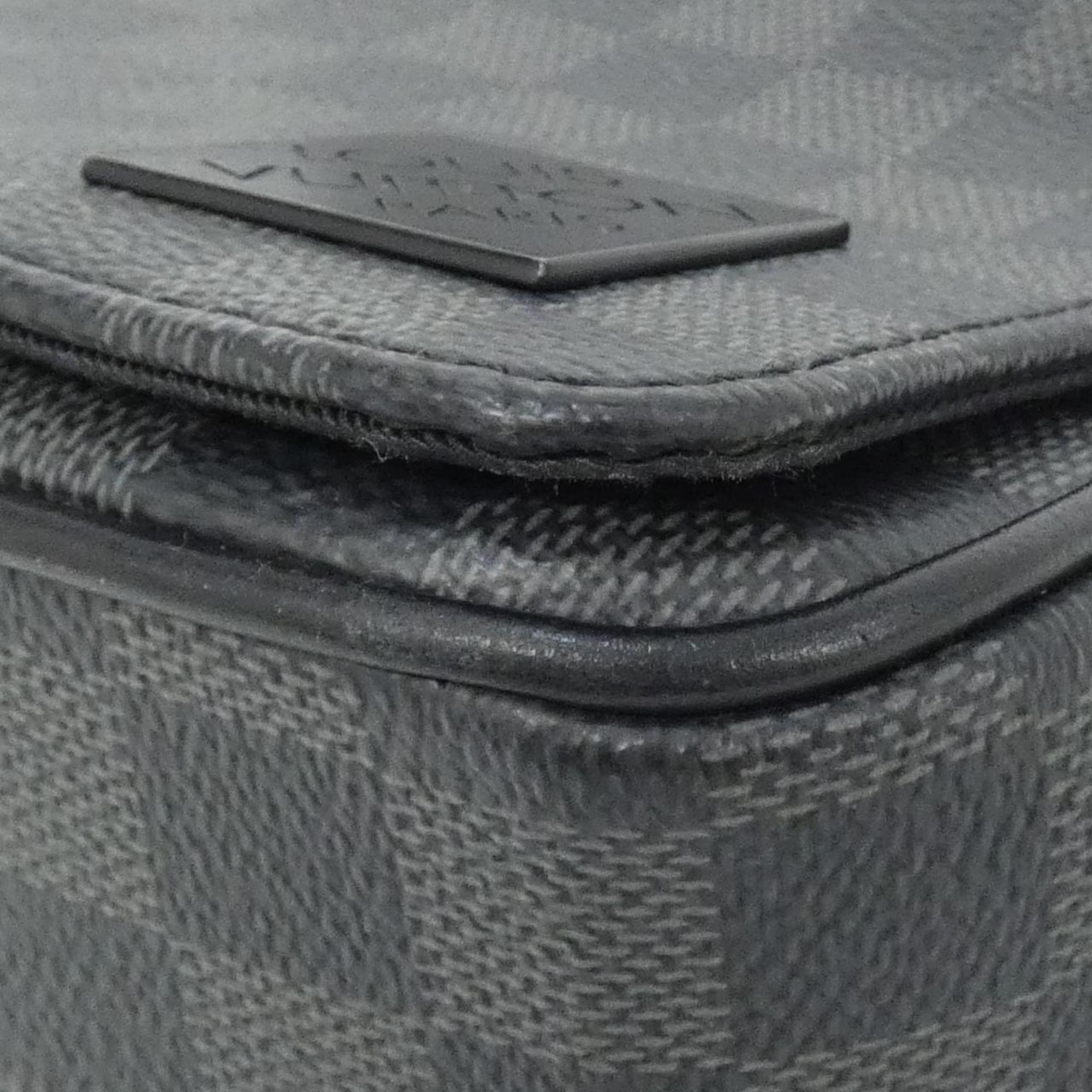 Louis Vuitton Graphite Coated Canvas Shoulder Bag (Pre-Owned)