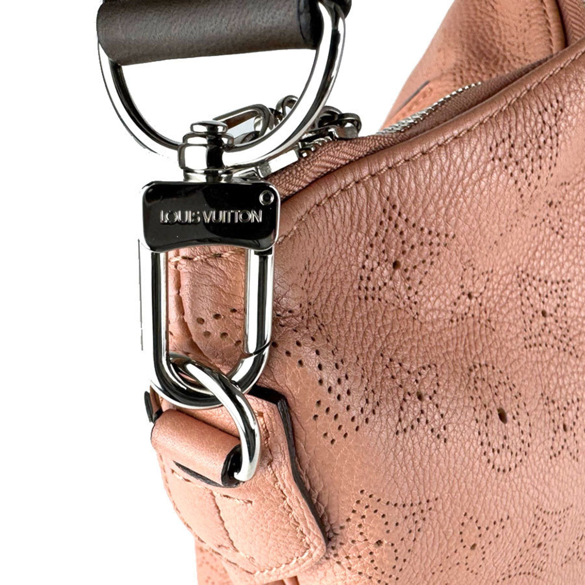 Louis Vuitton Rose Poudre Mahina Leather Handbag Shoulder Bag (Pre-Owned)