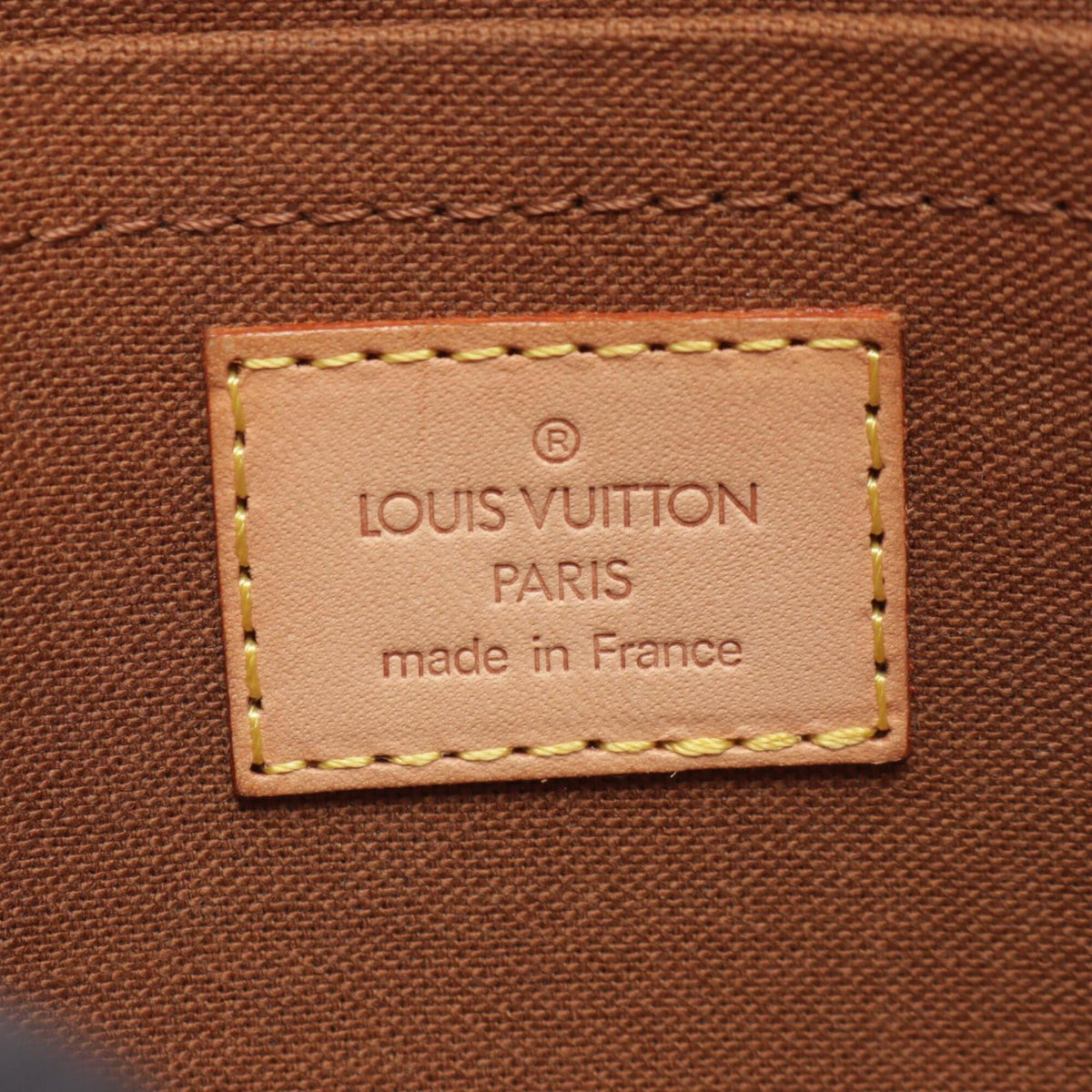 Louis Vuitton Brown Pvc Coated Canvas Leather Fanny Pack Handbag Pochette (Pre-Owned)