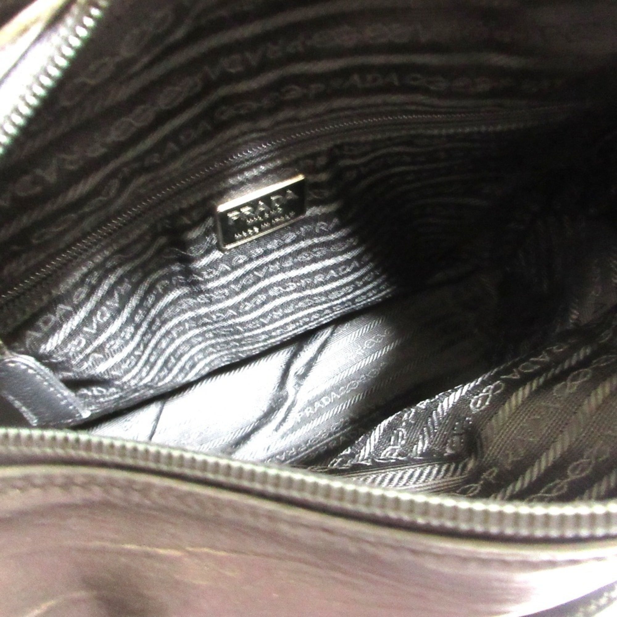 Prada Black Nappa Leather Tote Bag (Pre-Owned)