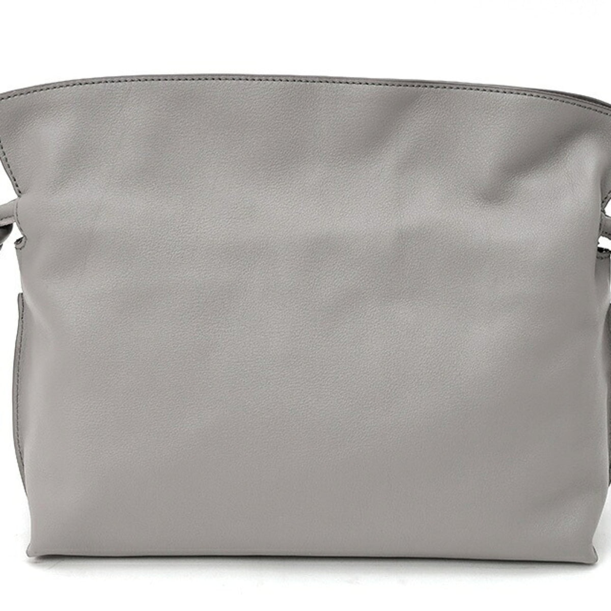 Loewe Gray Leather Shoulder Bag (Pre-Owned)