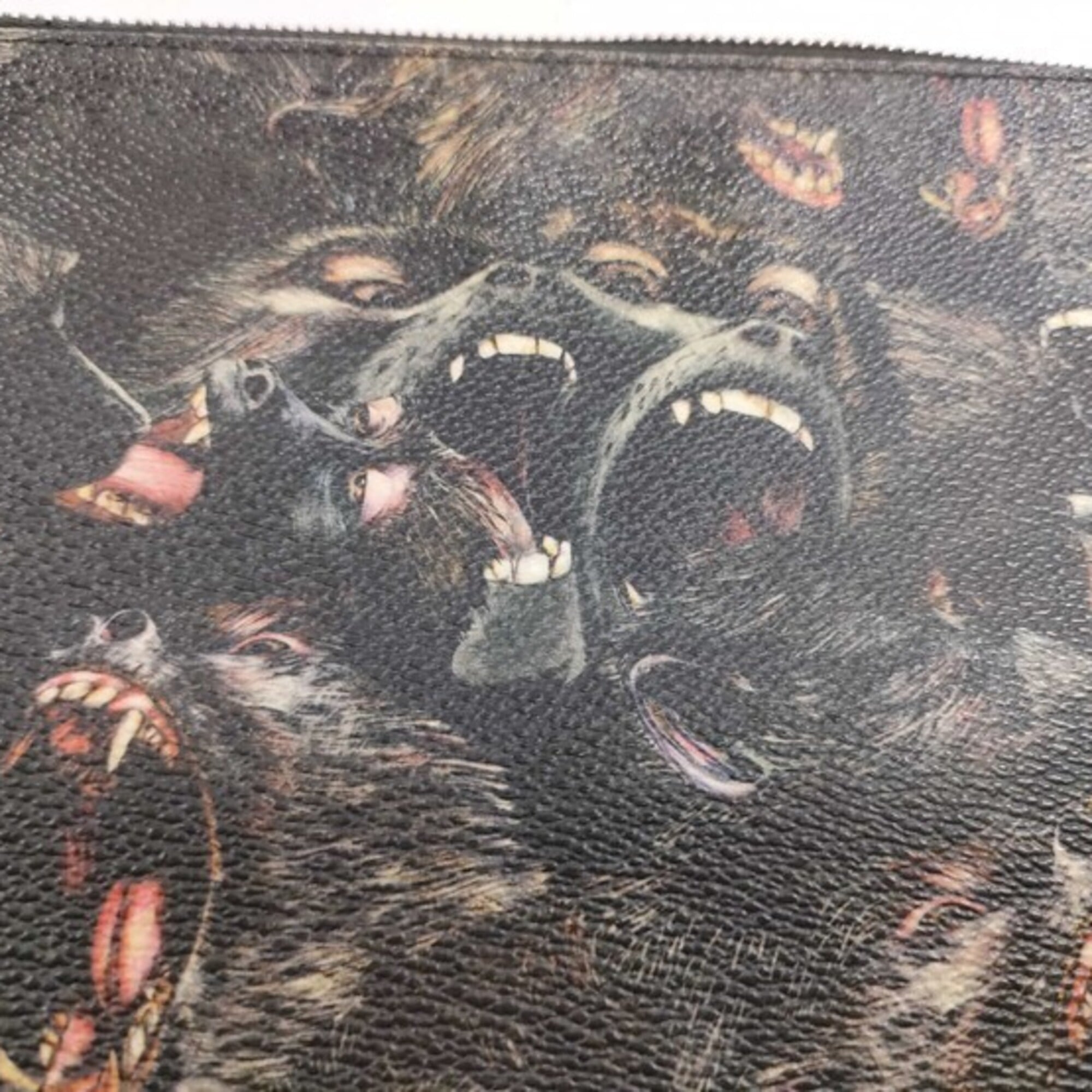 Givenchy Black Pvc Clutch Bag (Pre-Owned)