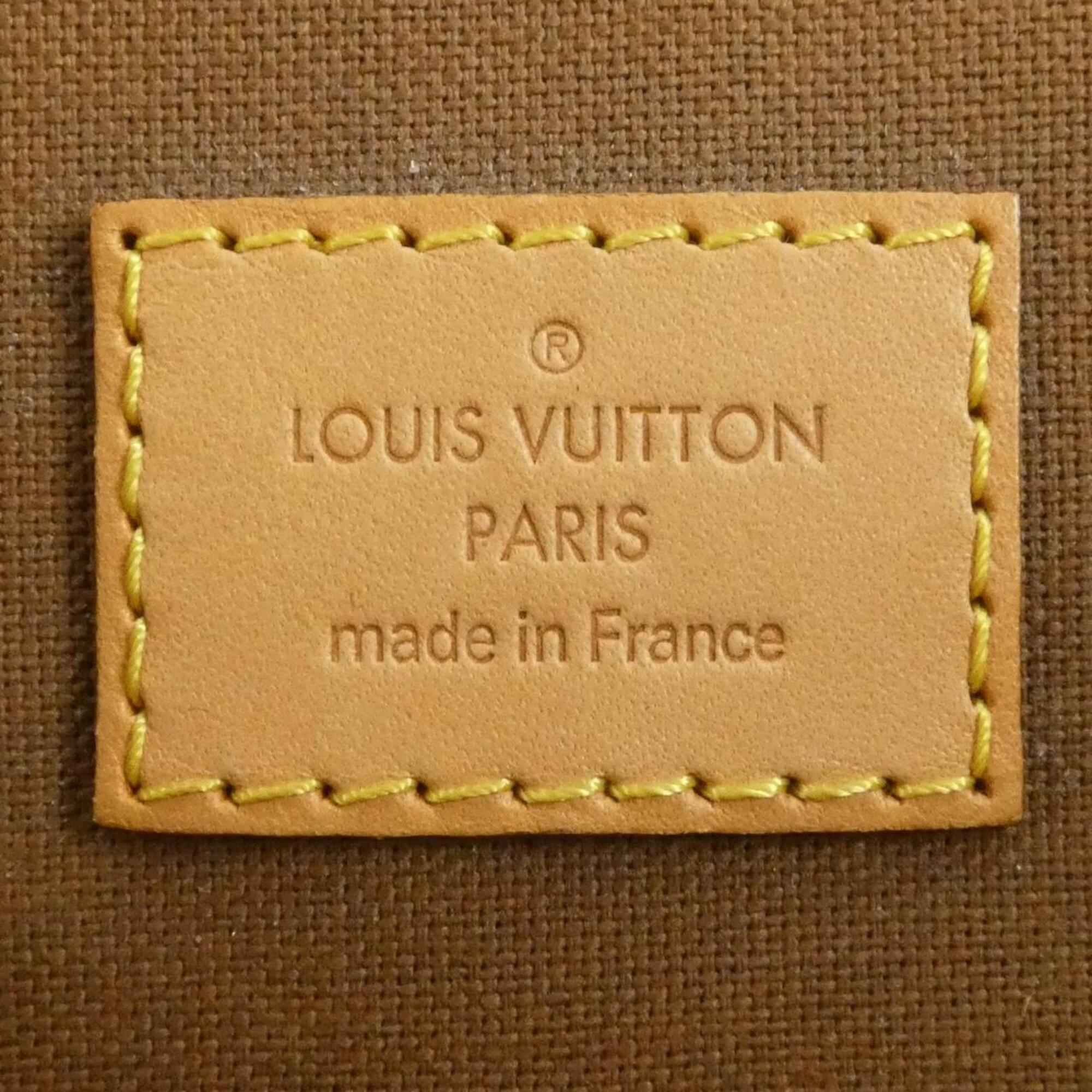 Louis Vuitton Monogram Marron Coated Canvas Backpack (Pre-Owned)