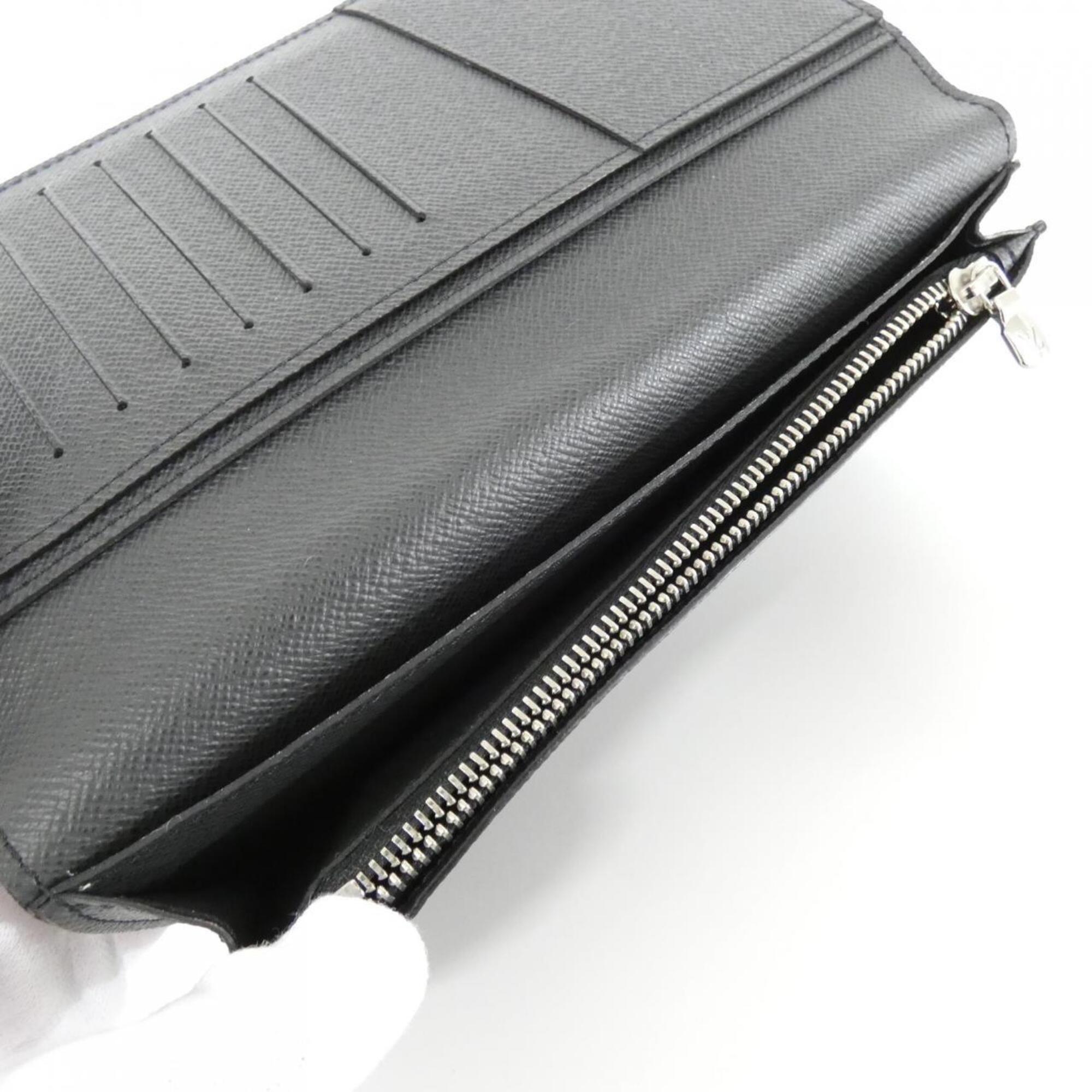 Louis Vuitton Blue Leather Long Wallet (Bi-Fold) (Pre-Owned)