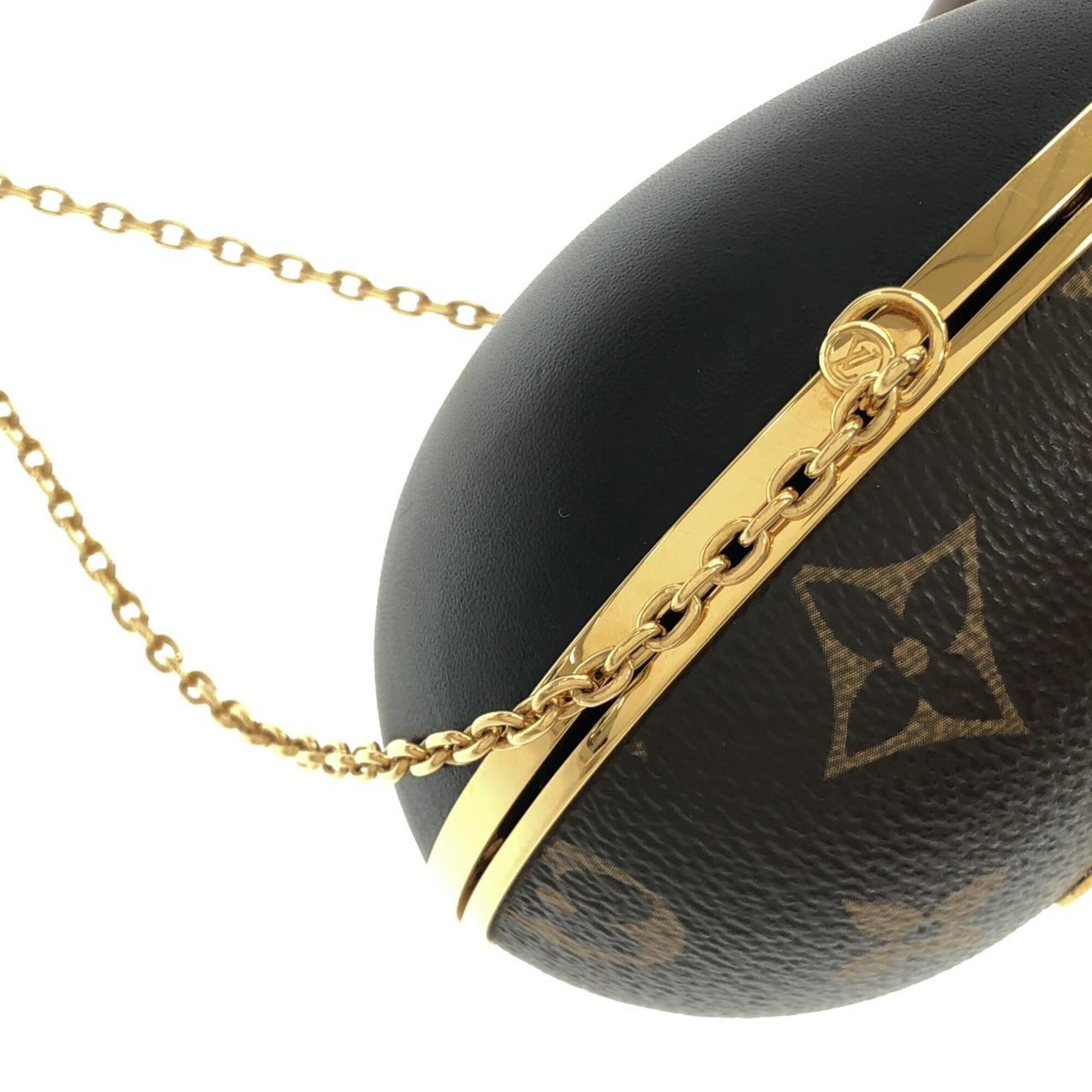 Louis Vuitton Brown Coated Canvas Shoulder Bag (Pre-Owned)