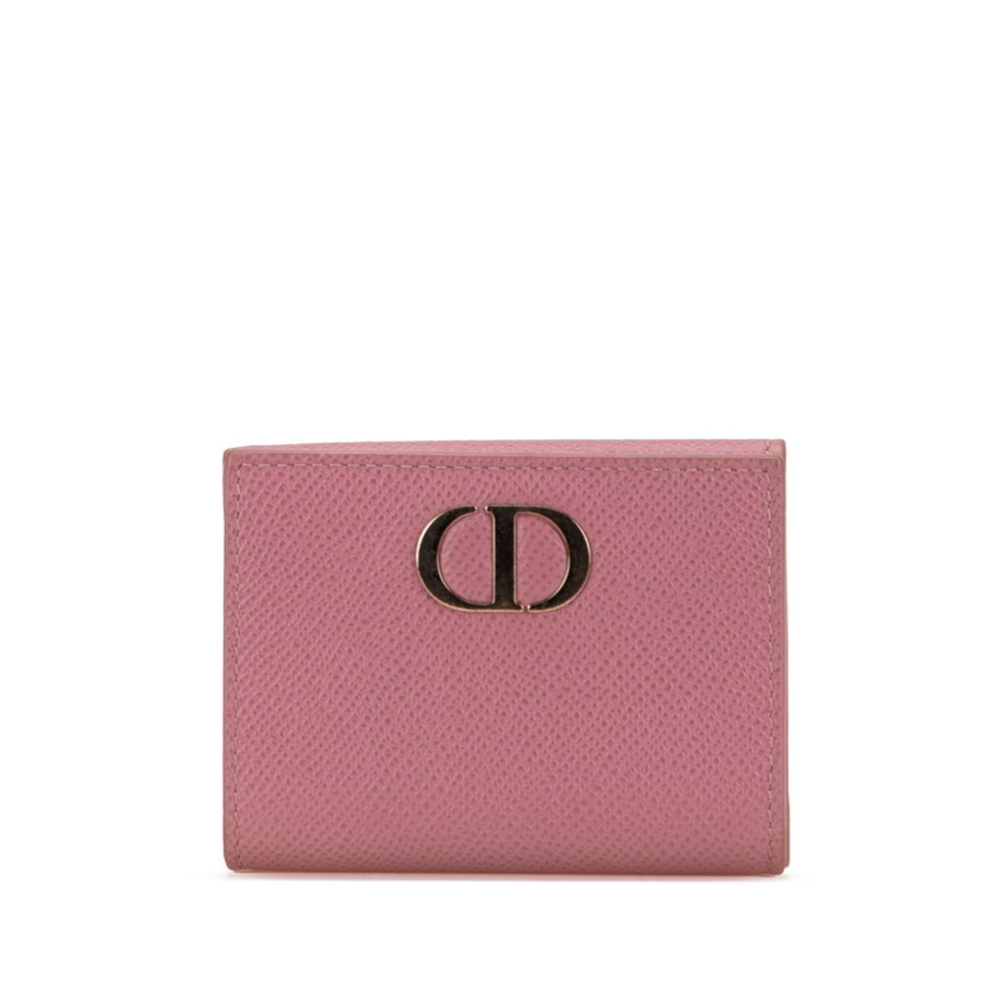 Christian Dior Pink Leather Wallet (Bi-Fold) (Pre-Owned)