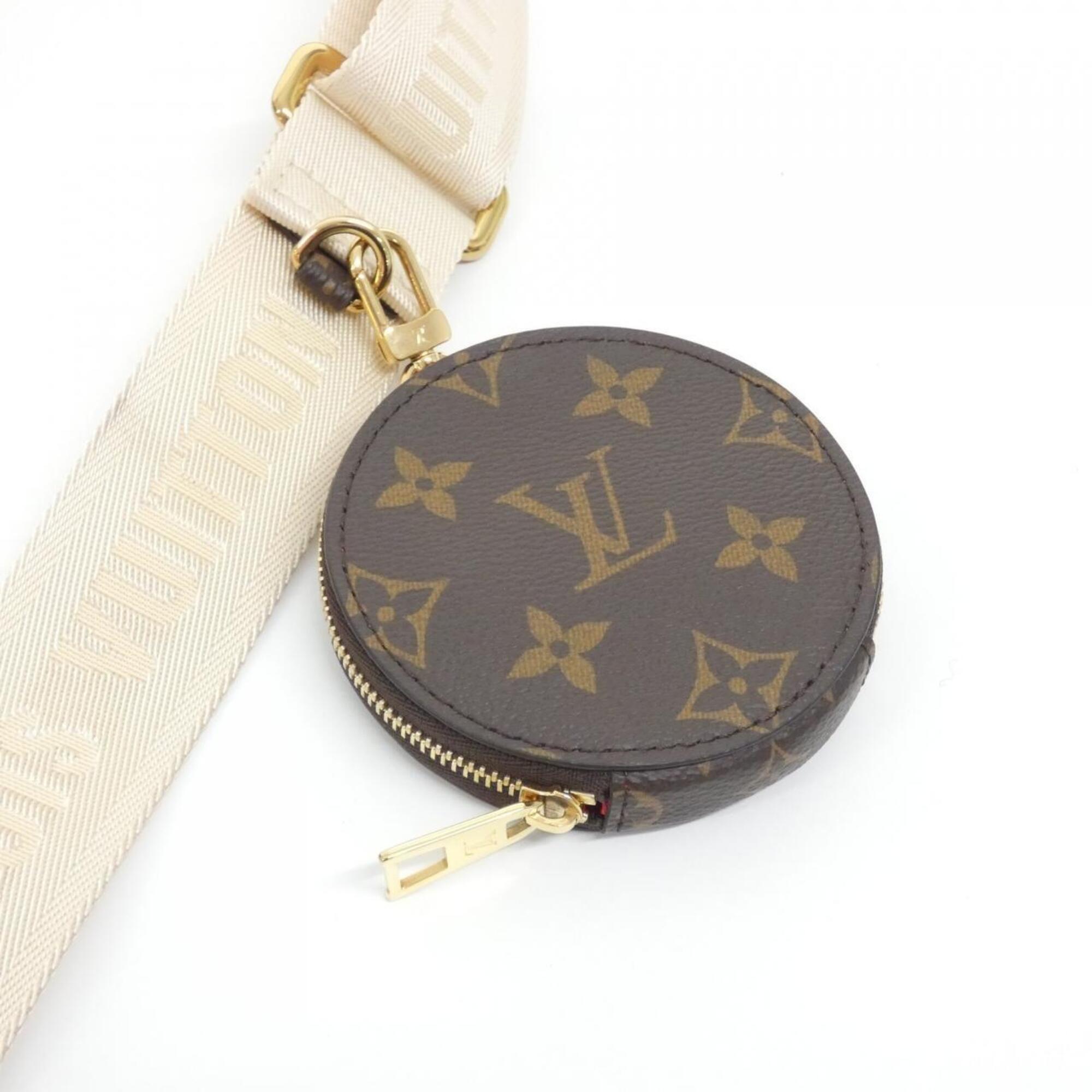 Louis Vuitton Marron Monogram Coated Canvas Handbag Pouch (Pre-Owned)