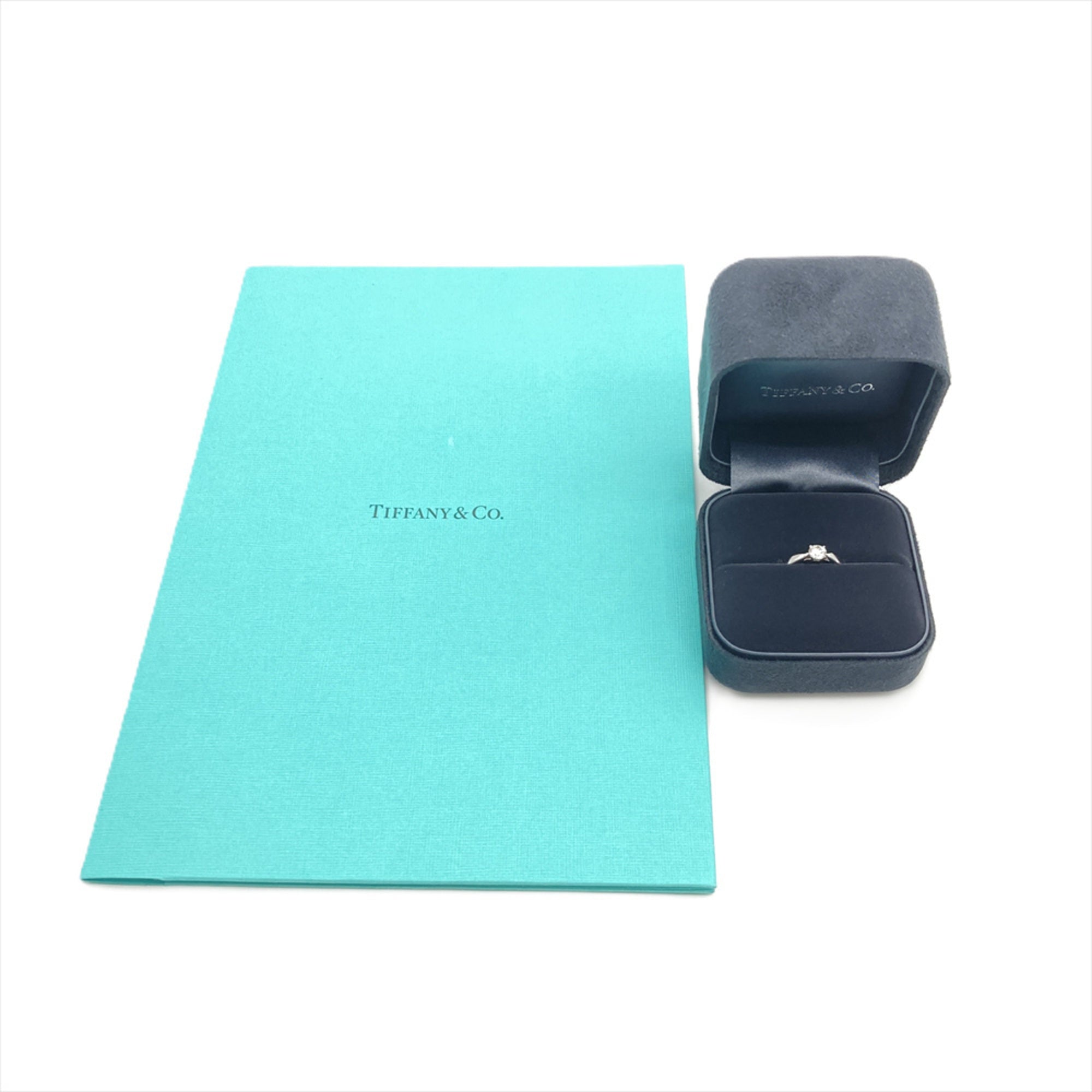 Tiffany Platinum Platinum 950 Band Ring (Pre-Owned)