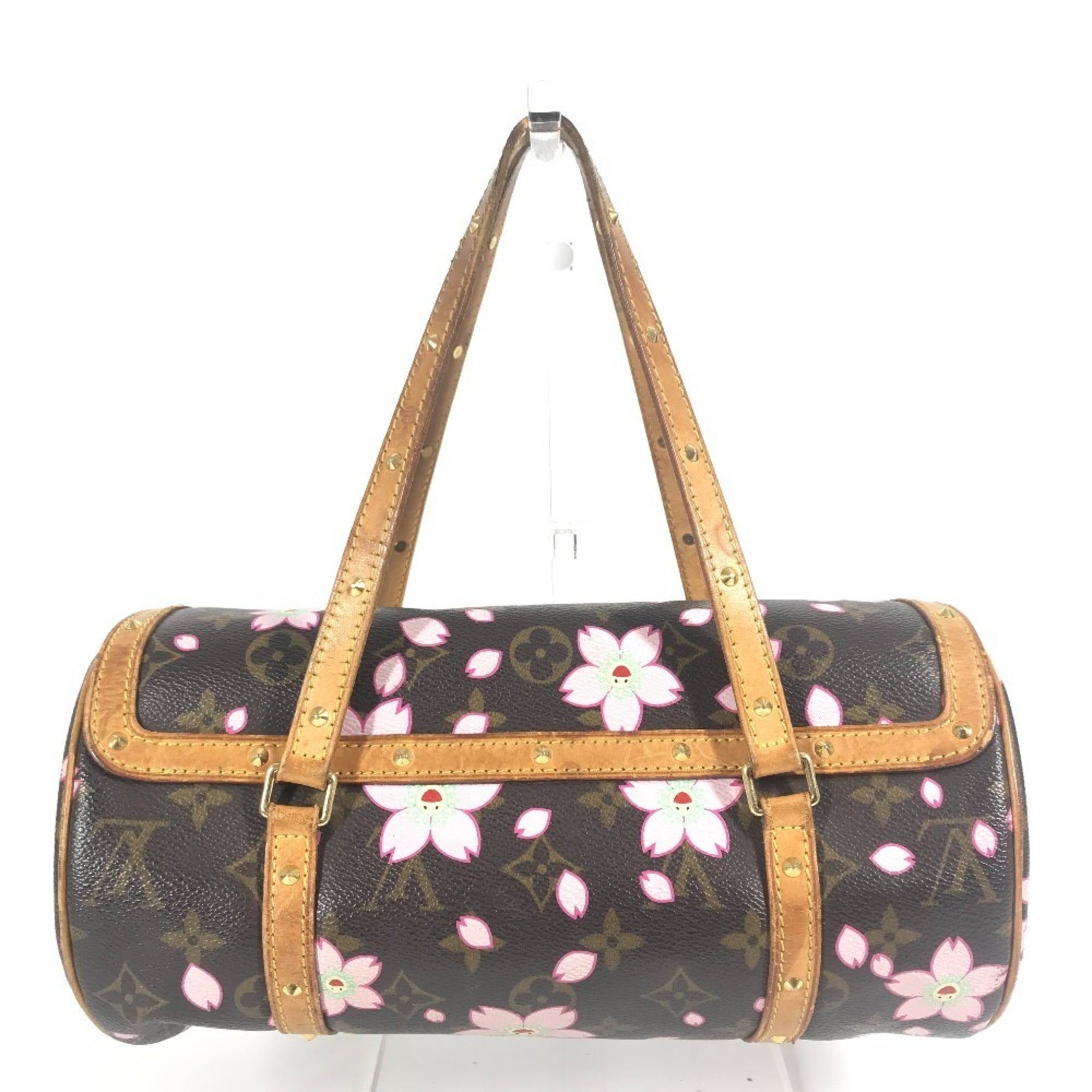 Louis Vuitton Brown Monogram Pink Monogram Handbag Shoulder Bag Tote Bag (Pre-Owned)