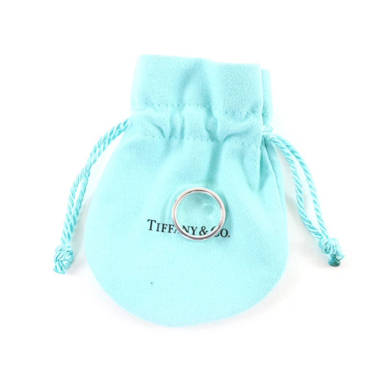 Tiffany Silver Silver 925 Band Ring (Pre-Owned)