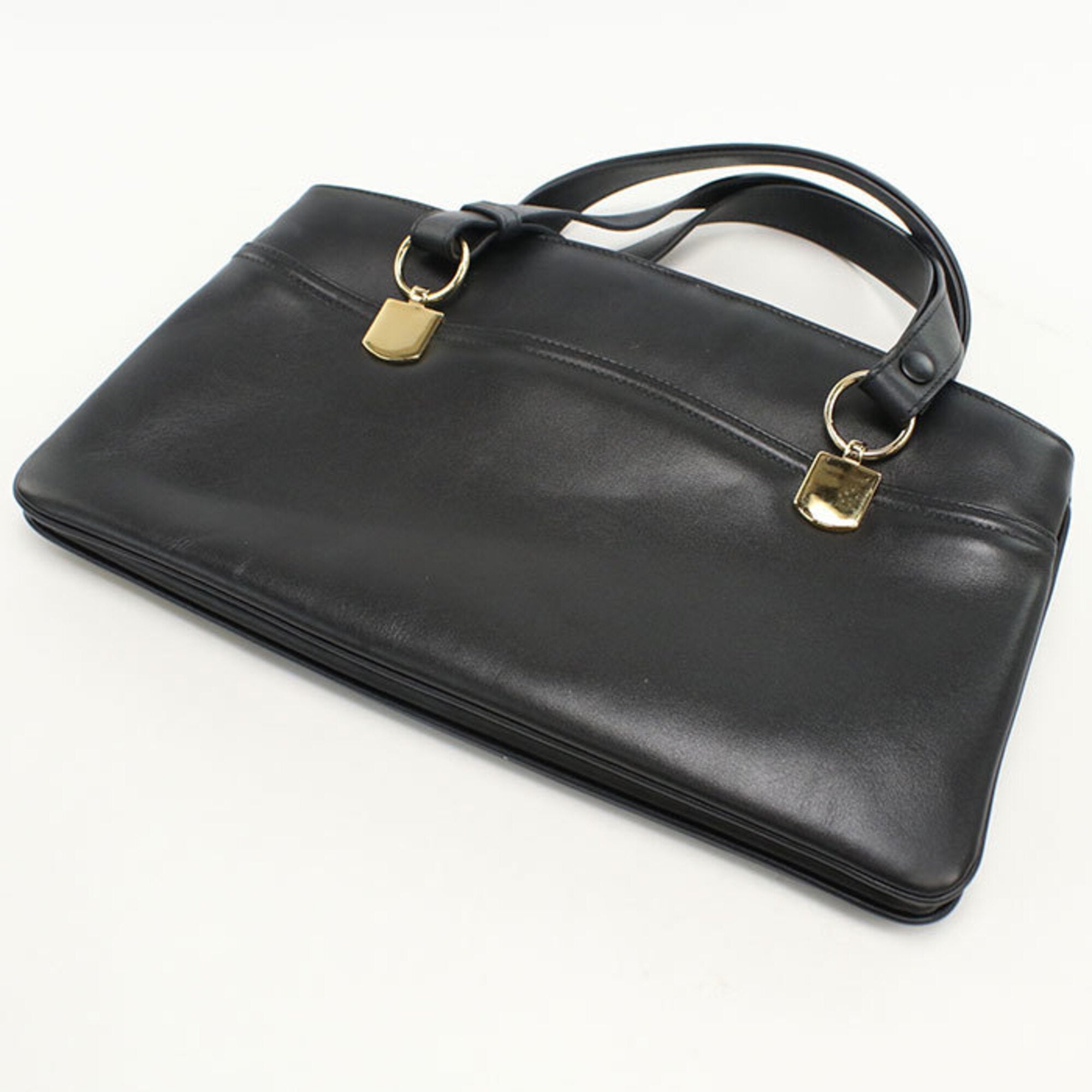 Gucci Black Leather Handbag (Pre-Owned)
