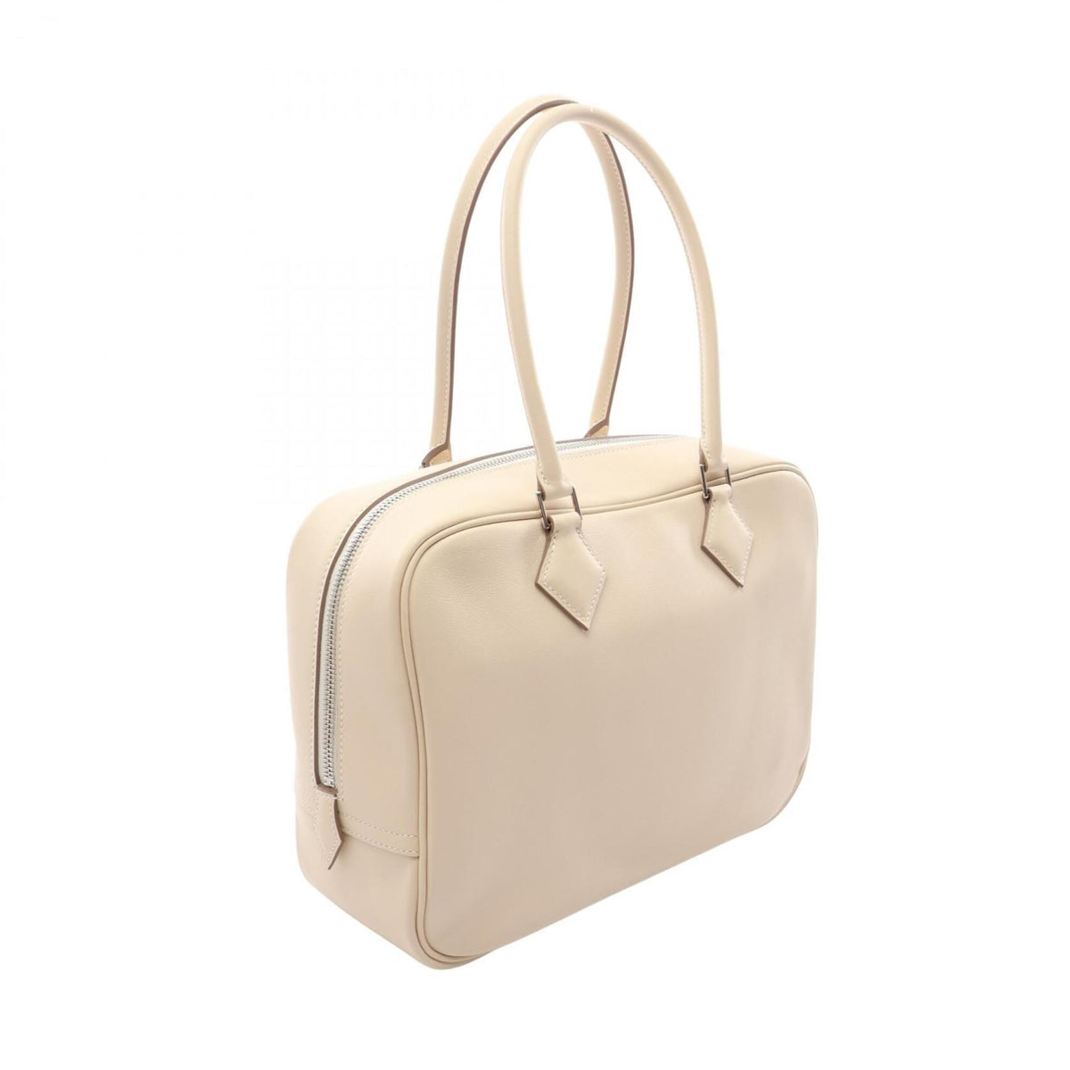 Hermes Ivory Swift Leather Leather Handbag (Pre-Owned)