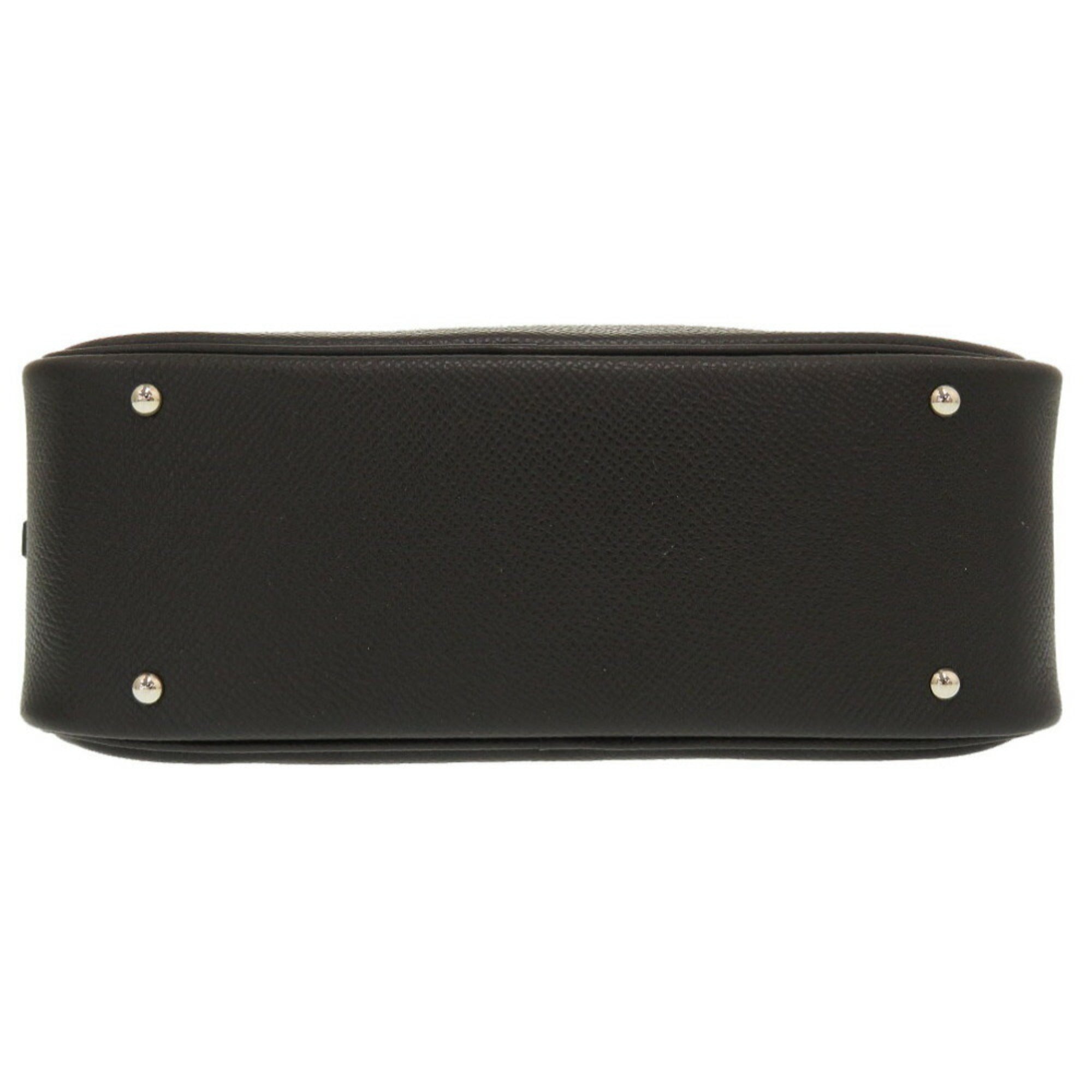 Hermes Black Epsom Leather Handbag (Pre-Owned)
