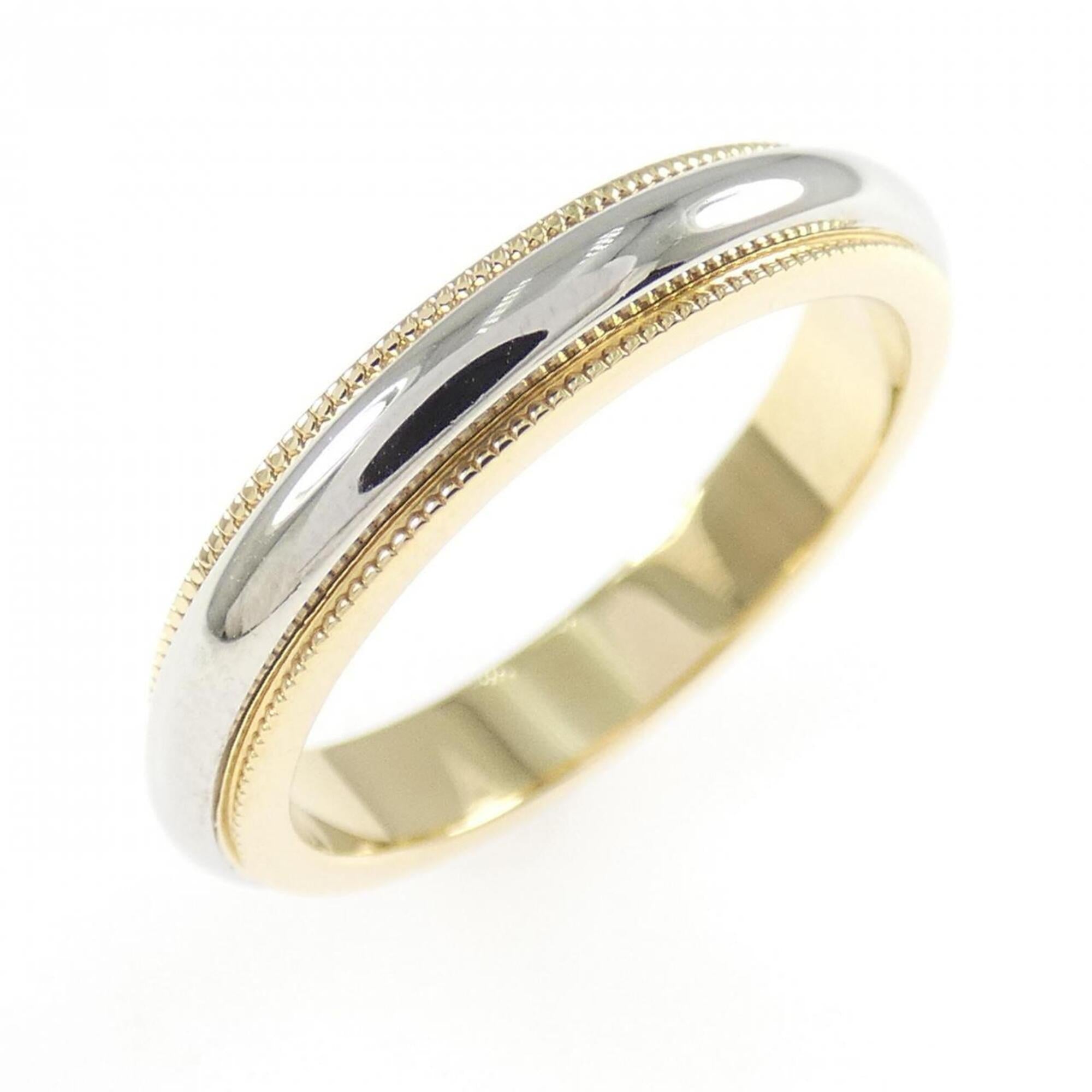 Tiffany Yellow Gold (18K) Platinum 950 Band Ring (Pre-Owned)