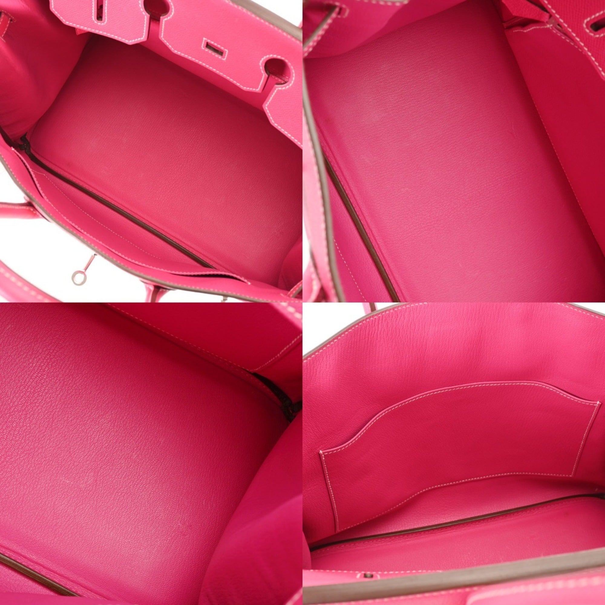 Hermes Birkin Rose Tyrien Leather Handbag (Pre-Owned)