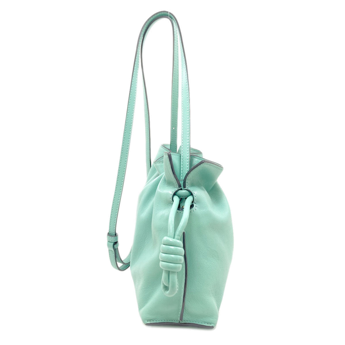 Loewe Green Leather Shoulder Bag (Pre-Owned)